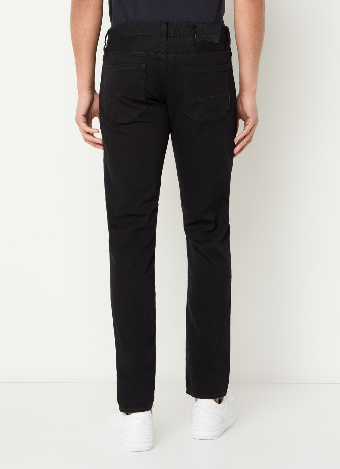 Armani Skinny jeans met steekzakken - achterkant zwart