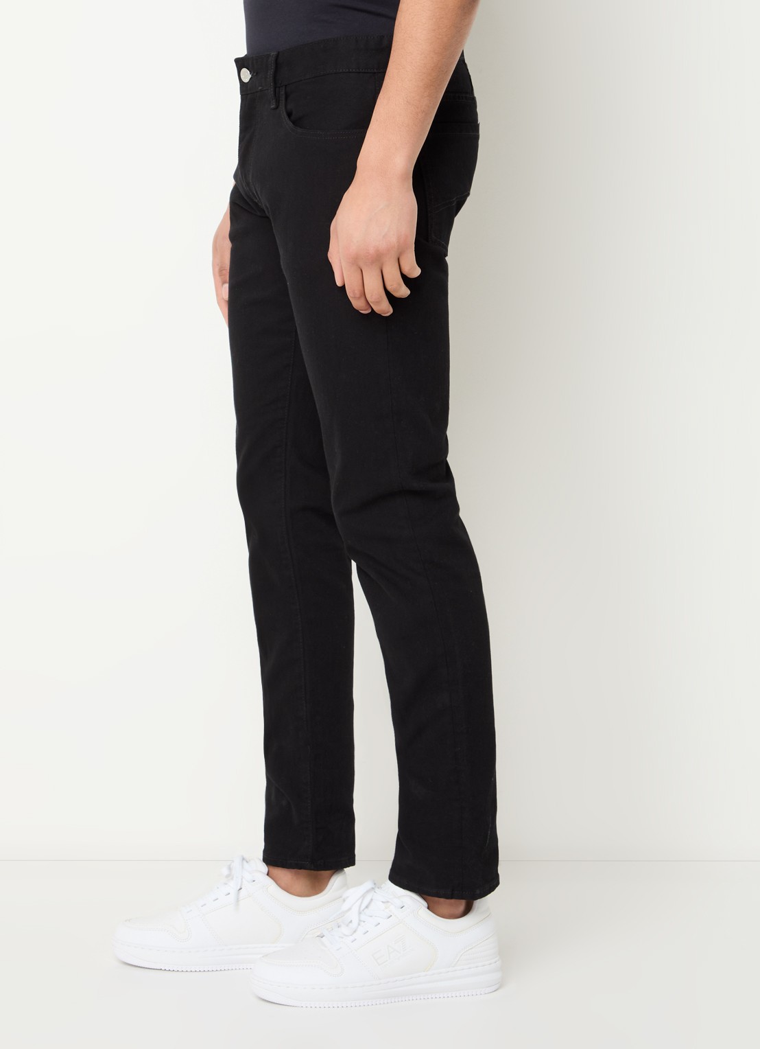 Armani Skinny jeans met steekzakken - detail 5 zwart