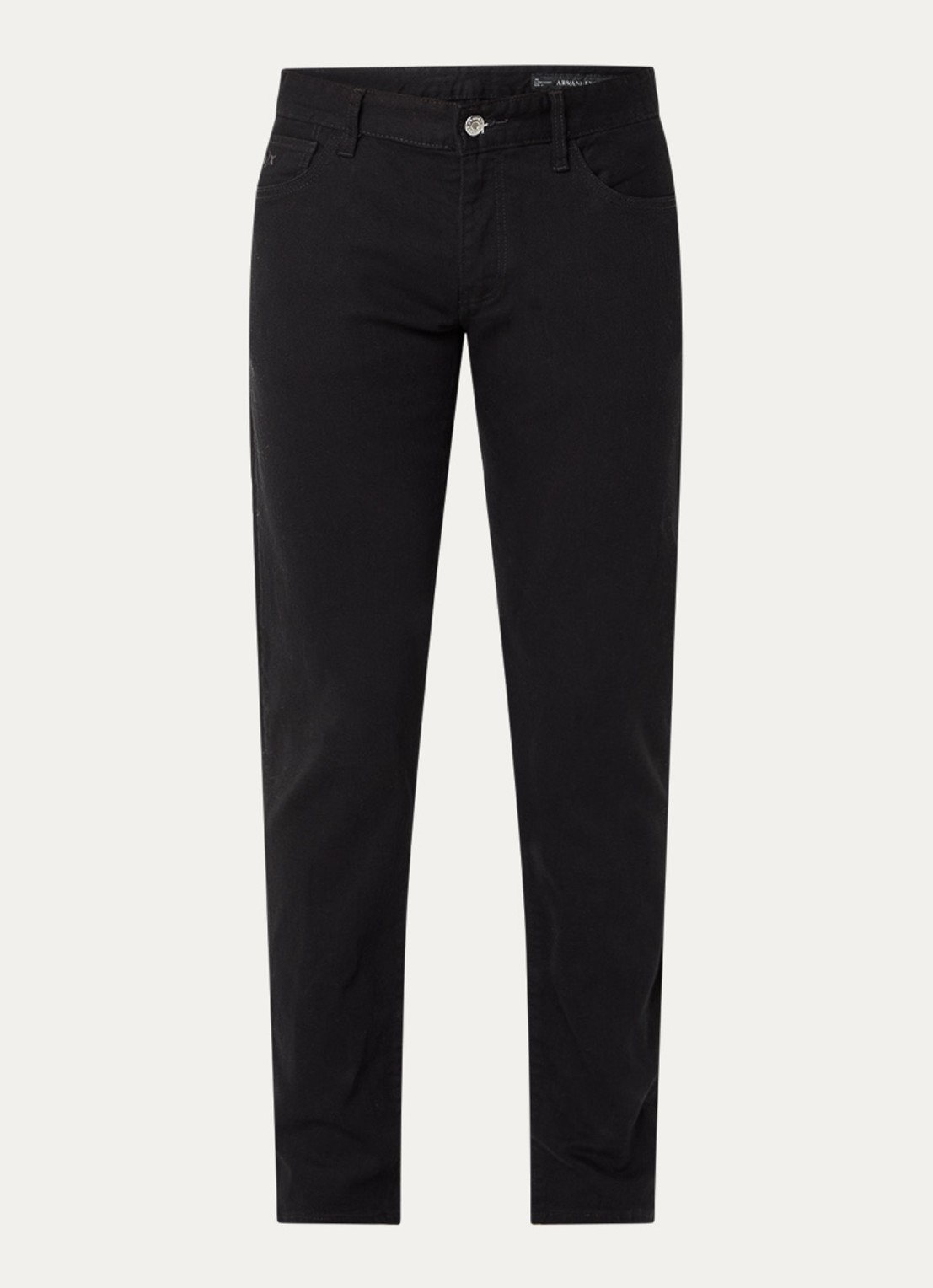 Armani Skinny jeans met steekzakken - voorkant 2 zwart