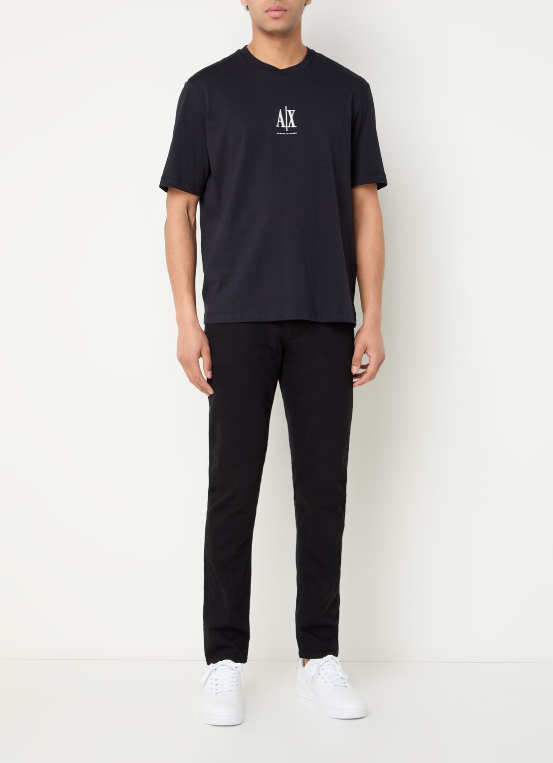 Armani Skinny jeans met steekzakken - voorkant 3 zwart