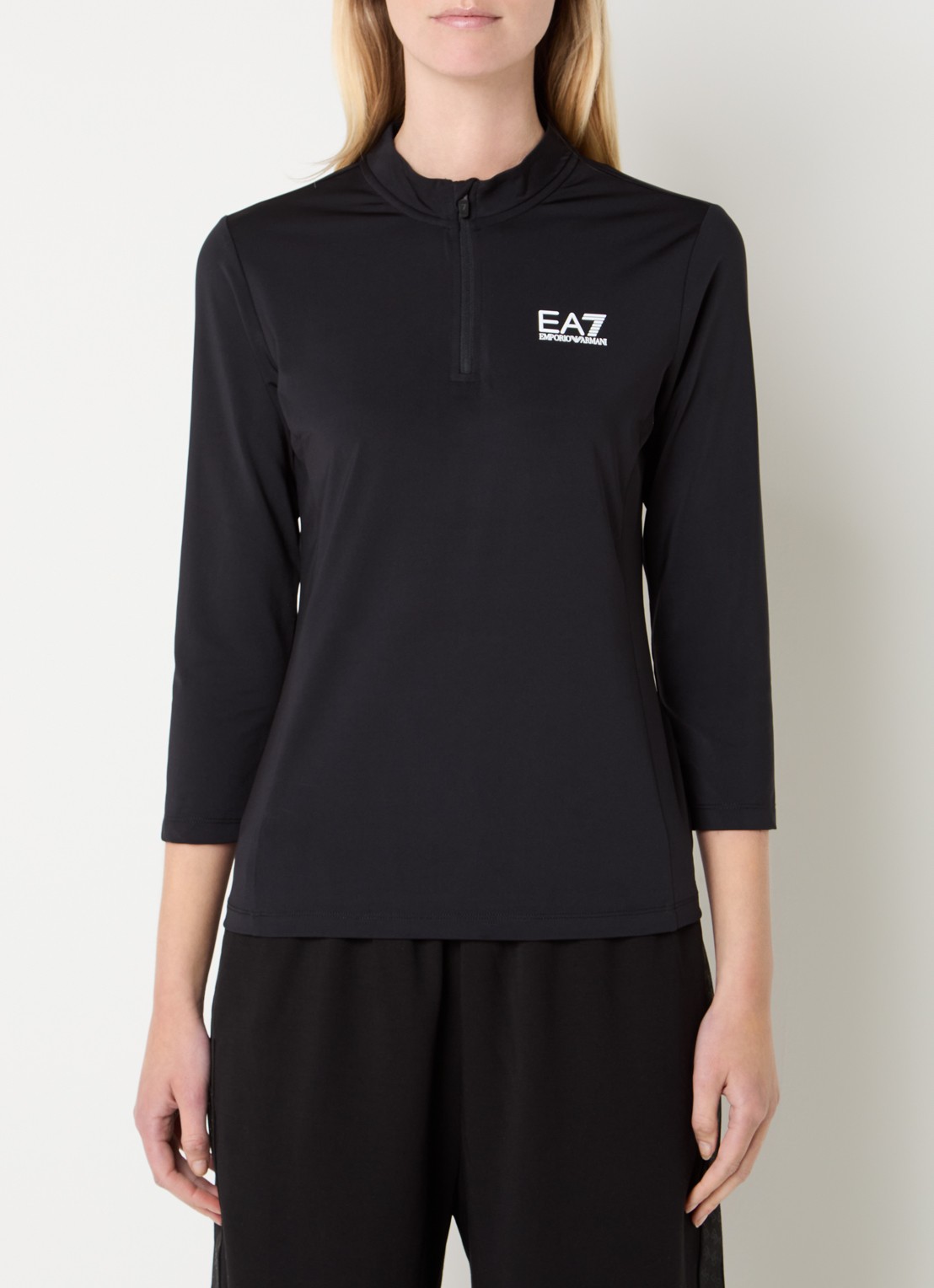 Armani Skipully met logo - detail 4 zwart