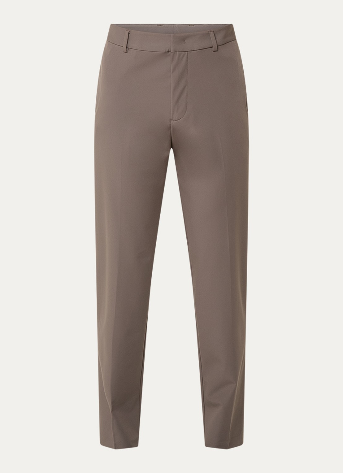 Armani Slim fit pantalon met steekzakken - voorkant 3 bruin