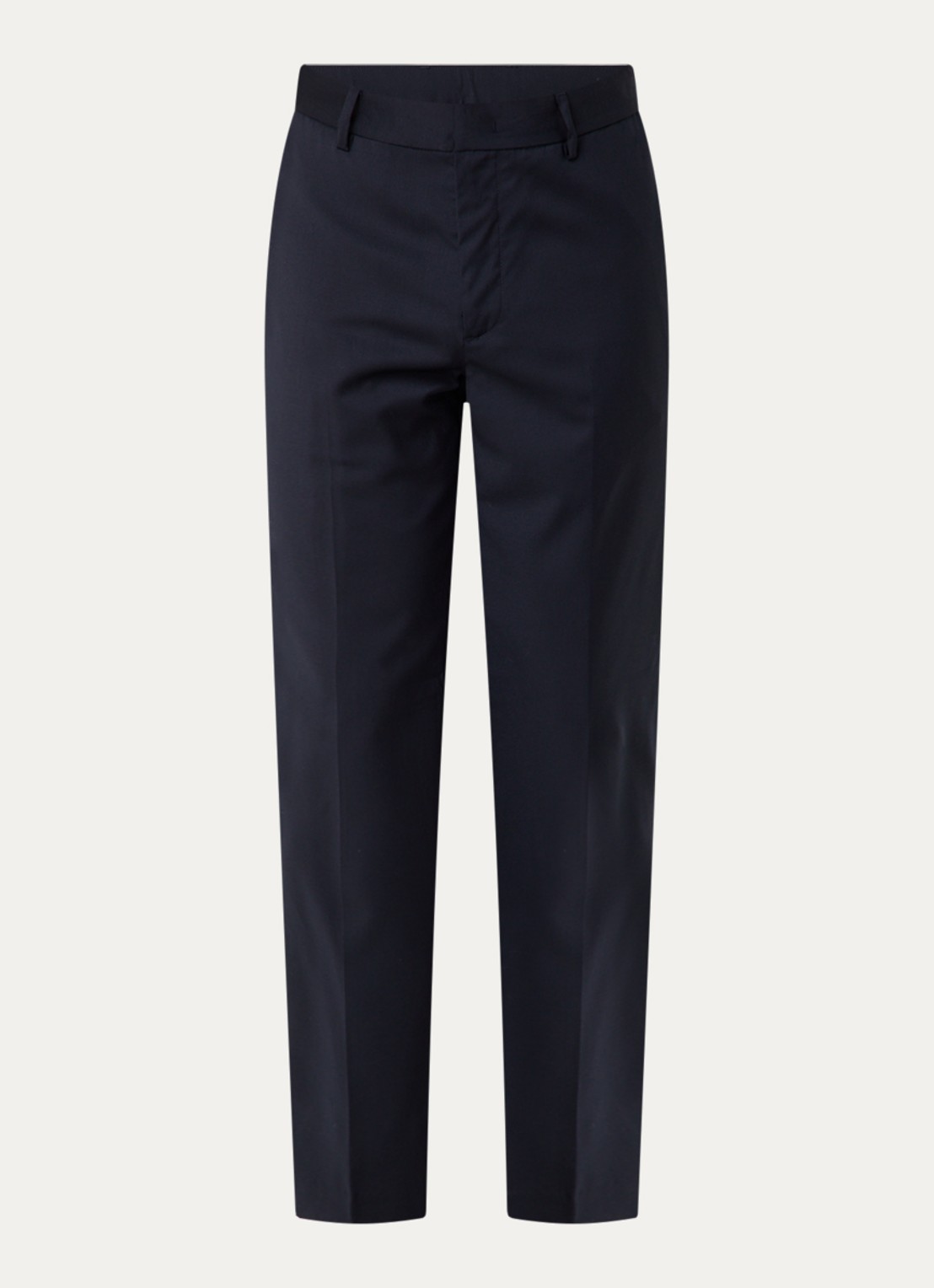 Armani Slim fit pantalon met steekzakken - voorkant 4 donkerblauw