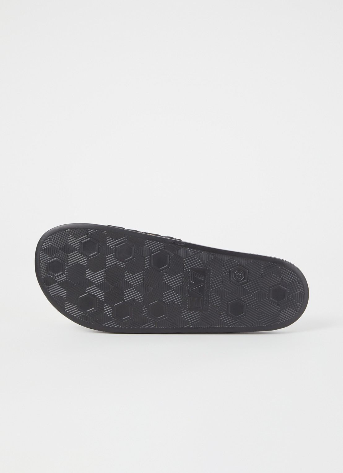Armani Slipper met logo - detail 4 hazelnootbruin