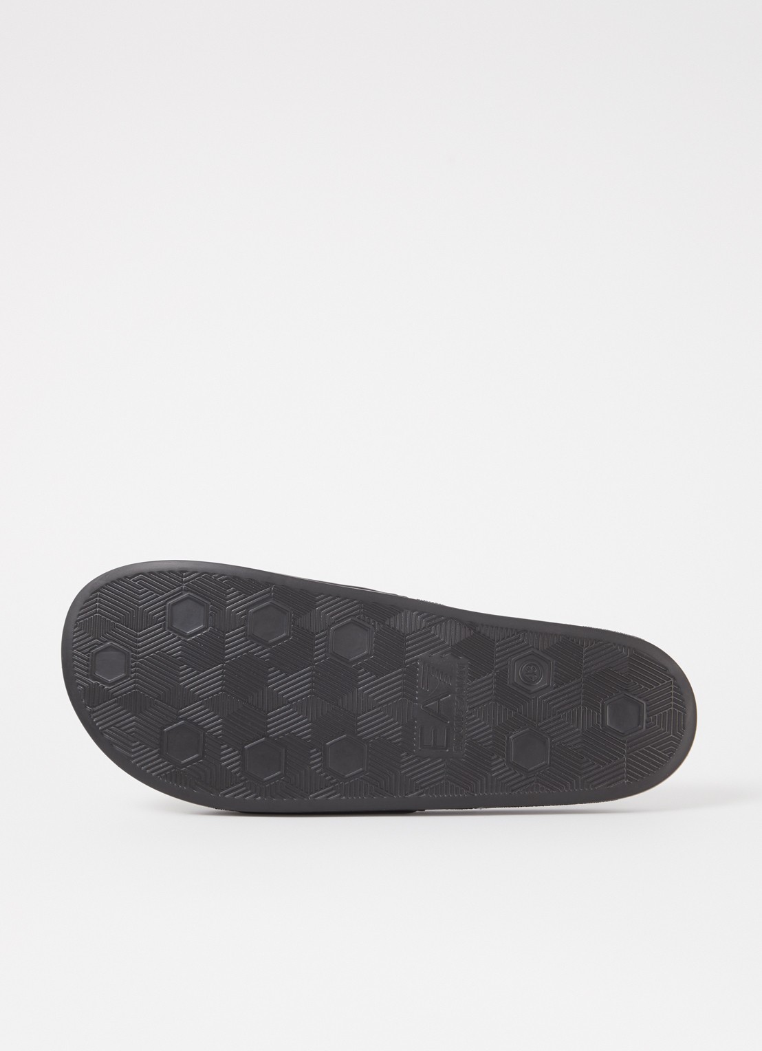 Armani Slipper met logo - achterkant 2 zwart