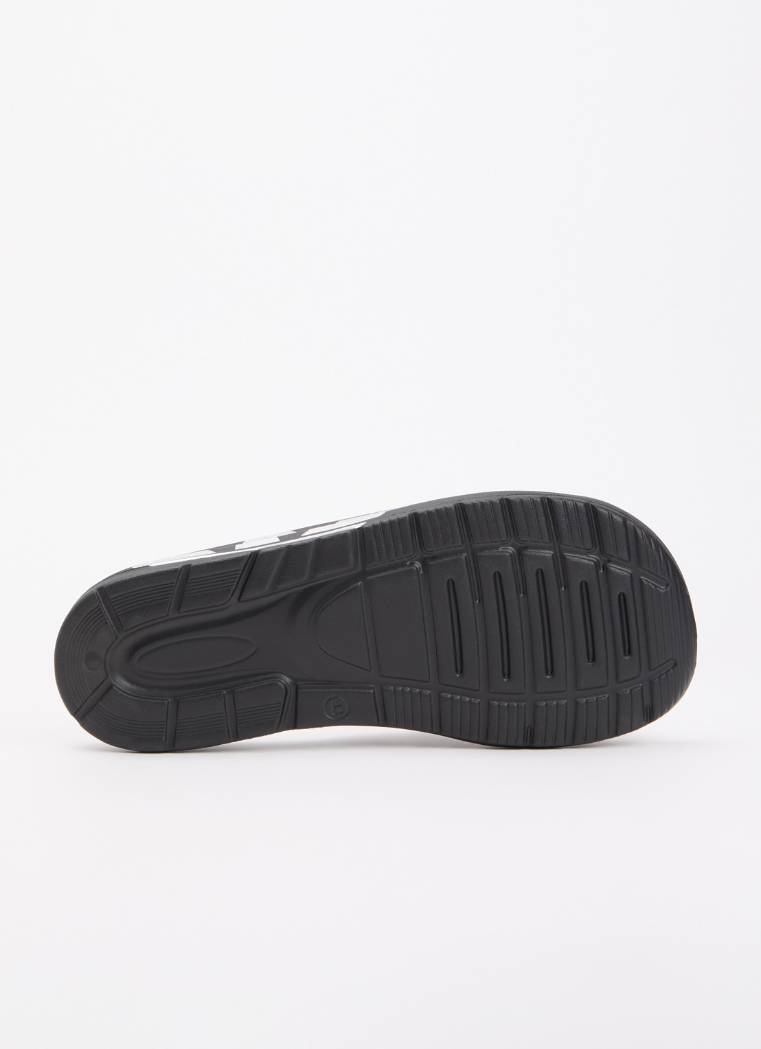 Armani Slipper met logo - detail 3 zwart
