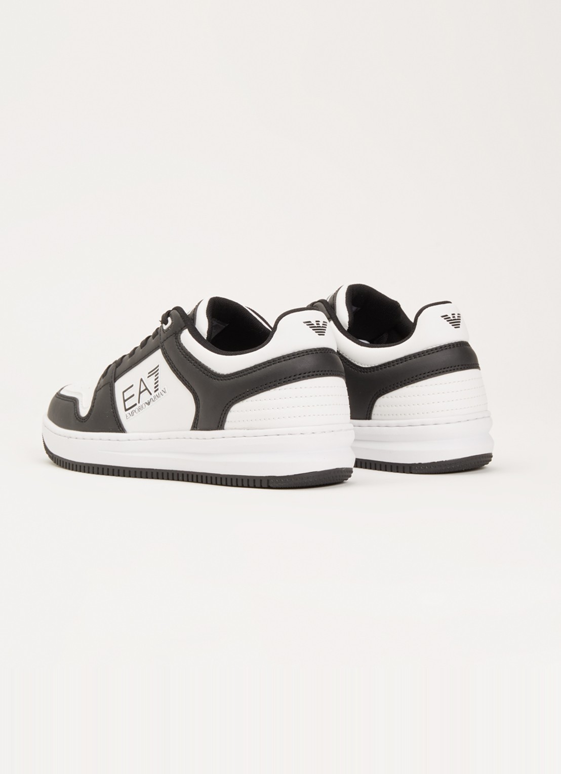 Armani Sneaker met logo - achterkant 2 zwart