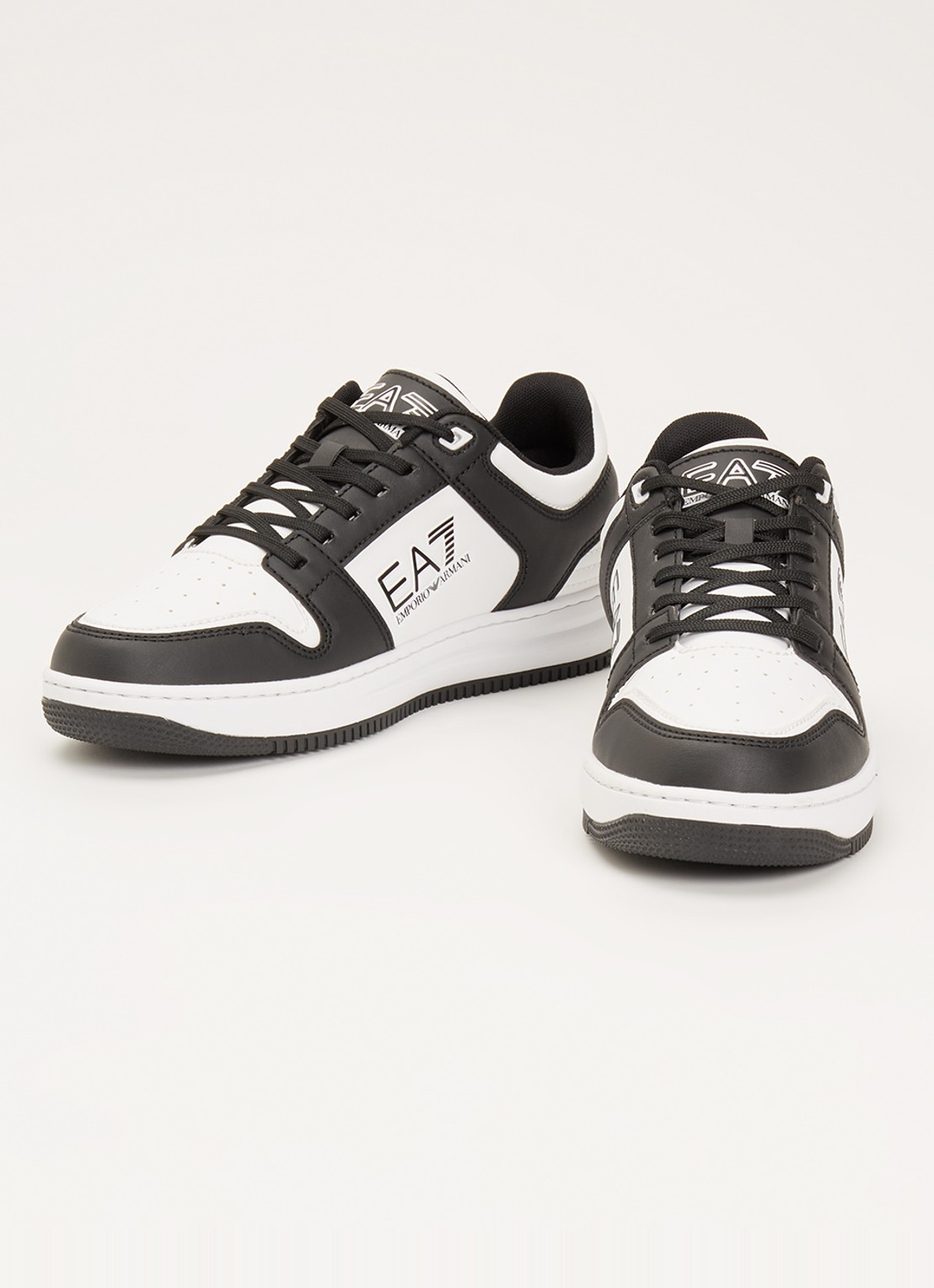 Armani Sneaker met logo - detail 3 zwart