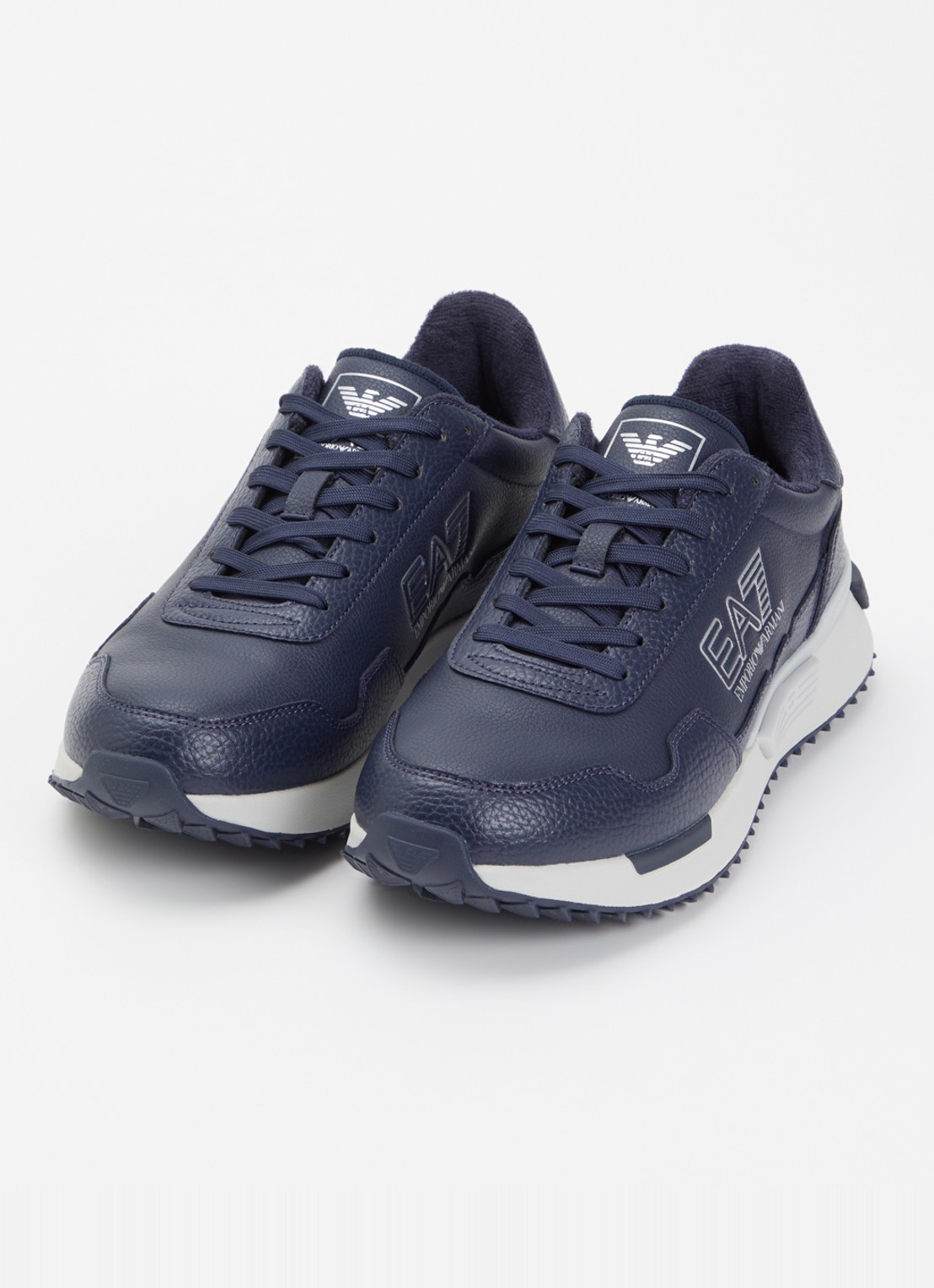Armani Sneaker met logo - detail 2 donkerblauw