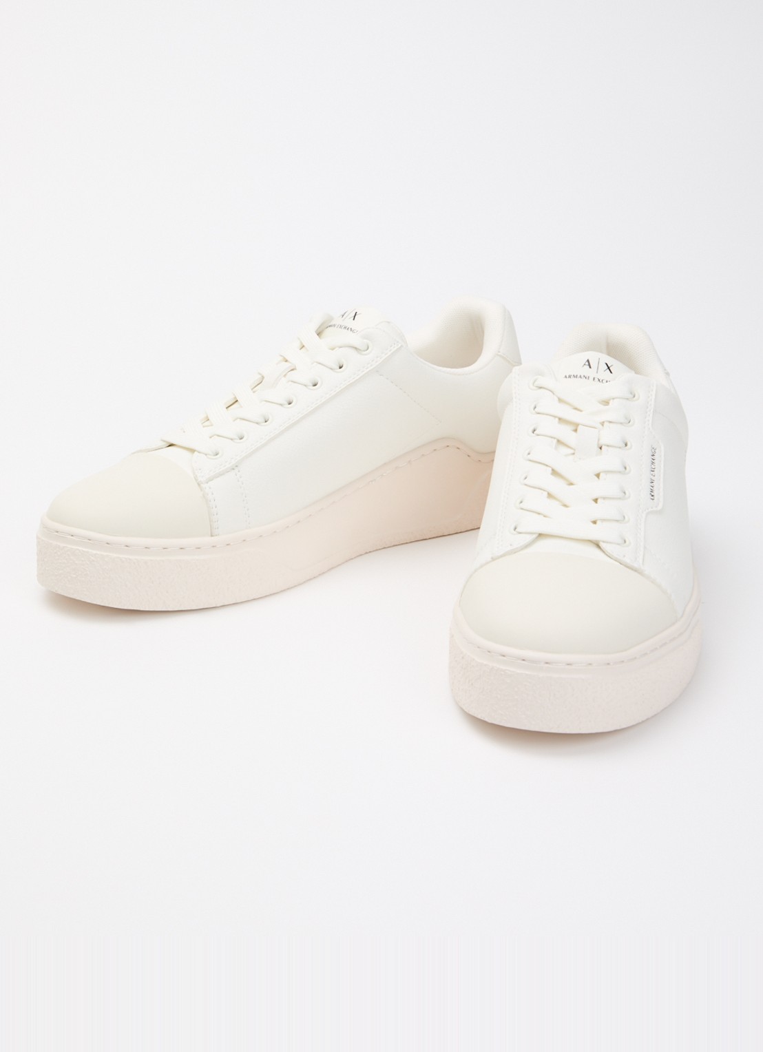 Armani Sneaker met logo - detail 2 gebroken wit