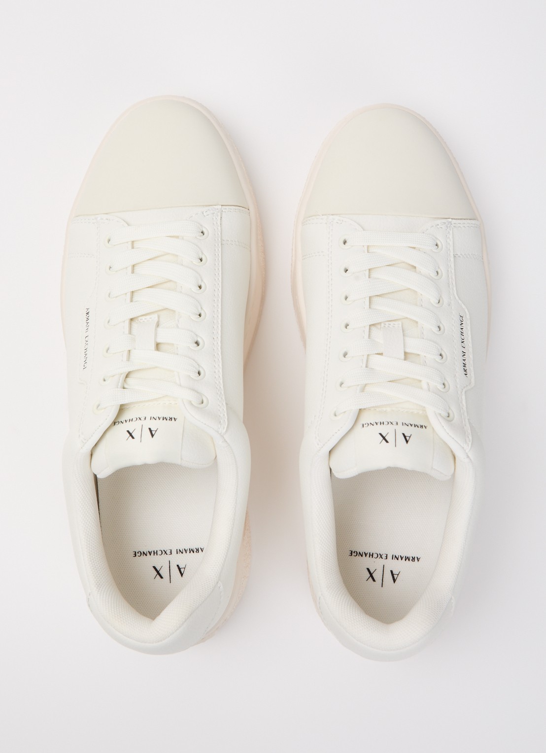 Armani Sneaker met logo - detail 3 gebroken wit