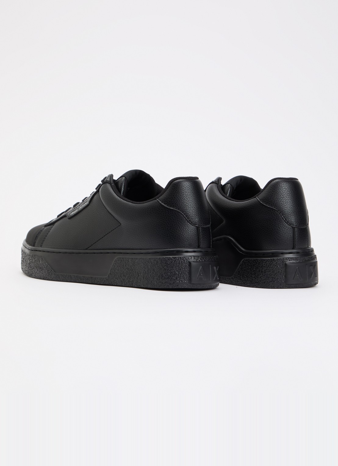 Armani Sneaker met logo - achterkant 5 zwart