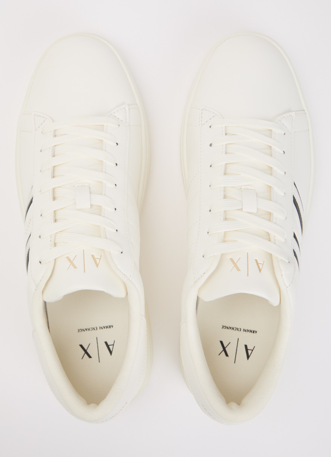 Armani Sneaker met logo - detail 3 gebroken wit