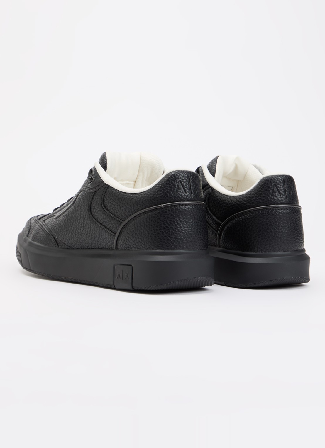 Armani Sneaker met logo - achterkant 5 zwart