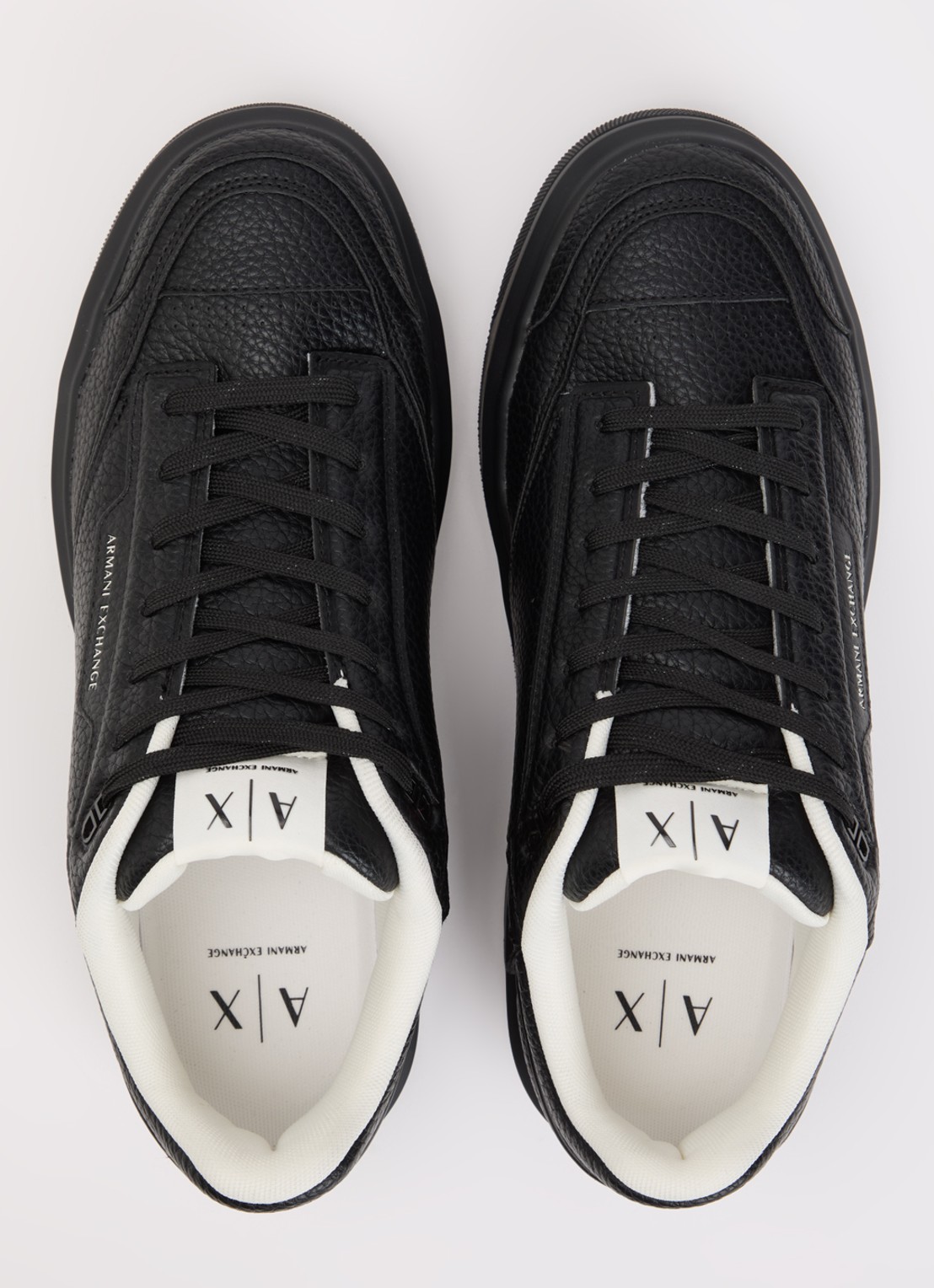 Armani Sneaker met logo - detail 3 zwart