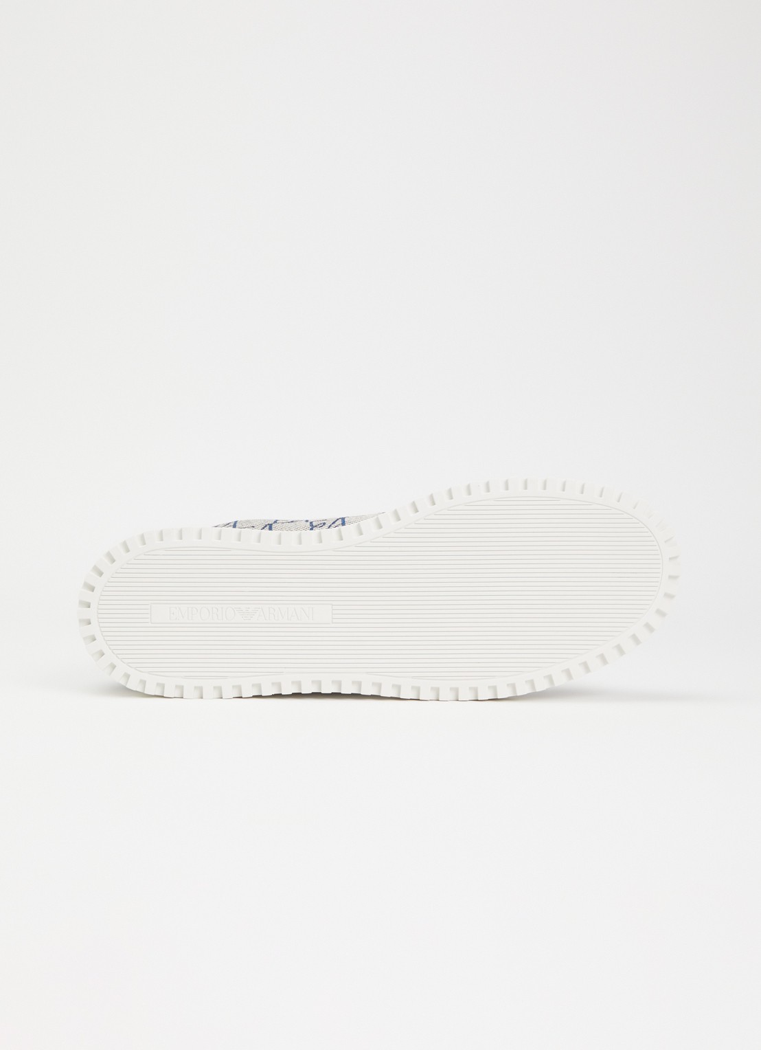 Armani Sneaker met logoprint - detail 3 donkerblauw