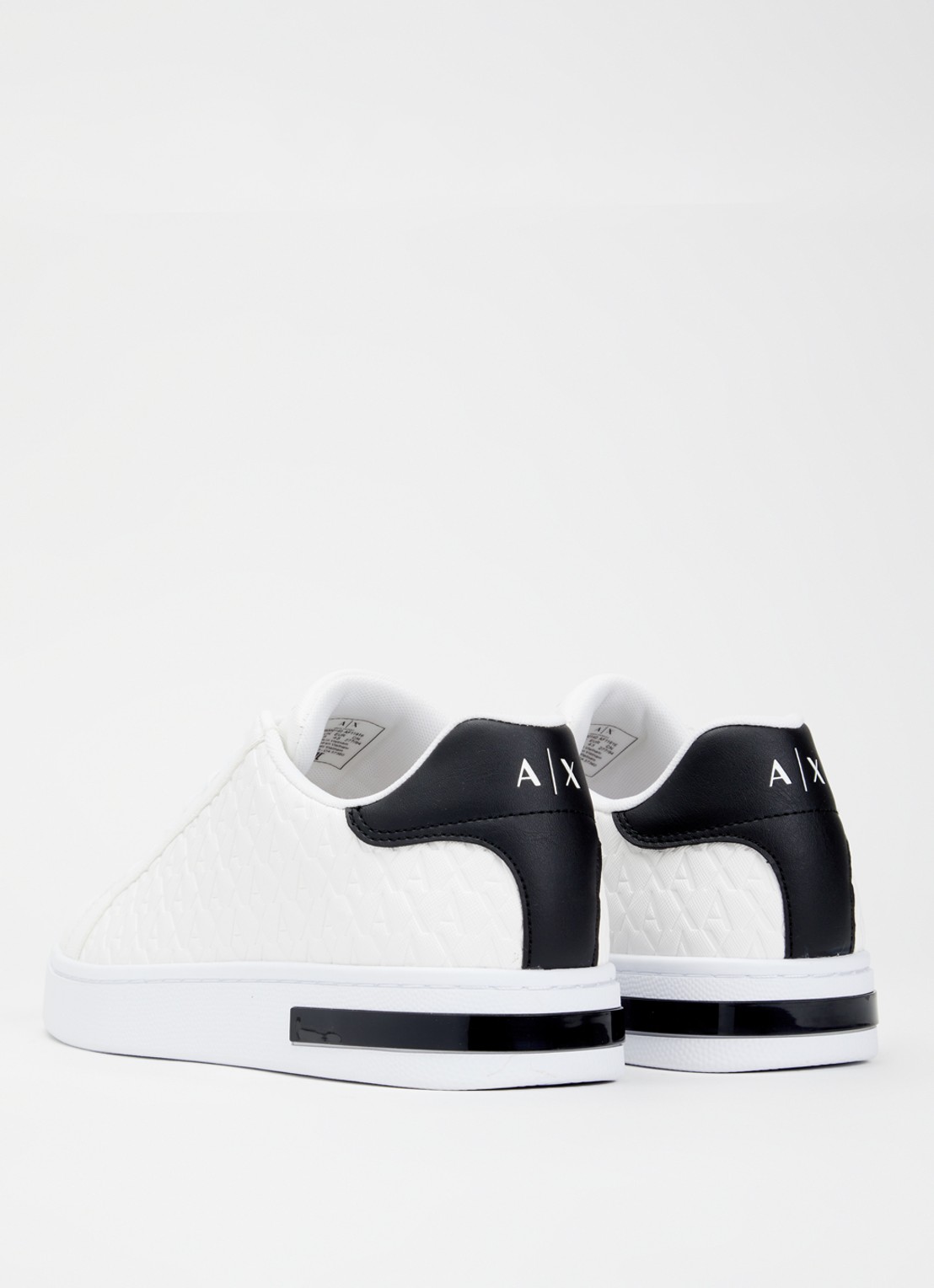 Armani Sneaker met logoprint - achterkant wit