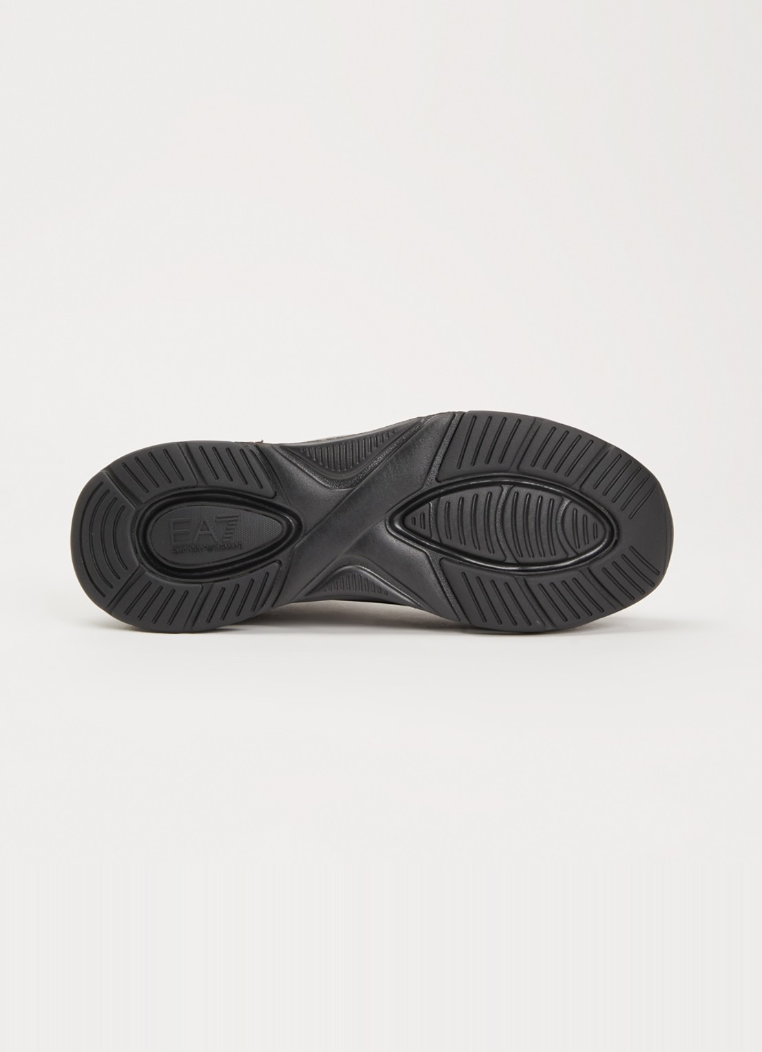 Armani Sneaker met mesh details en logo - detail 5 zwart