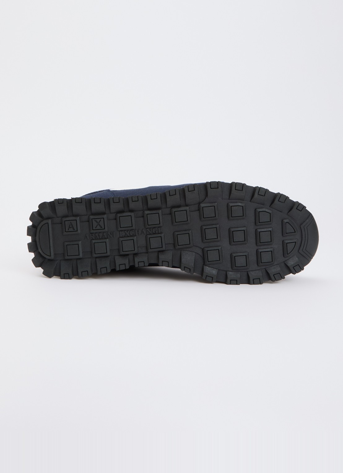 Armani Sneaker met mesh details en logo - detail 5 donkerblauw