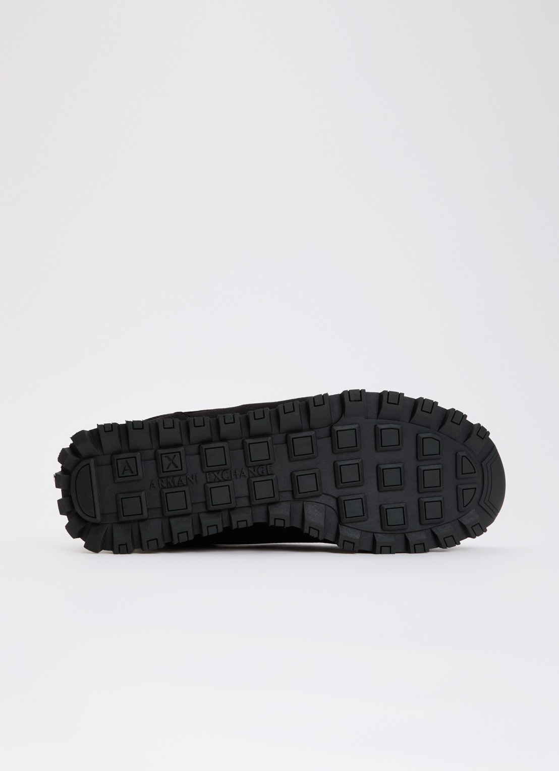 Armani Sneaker met mesh details en logo - detail 3 zwart