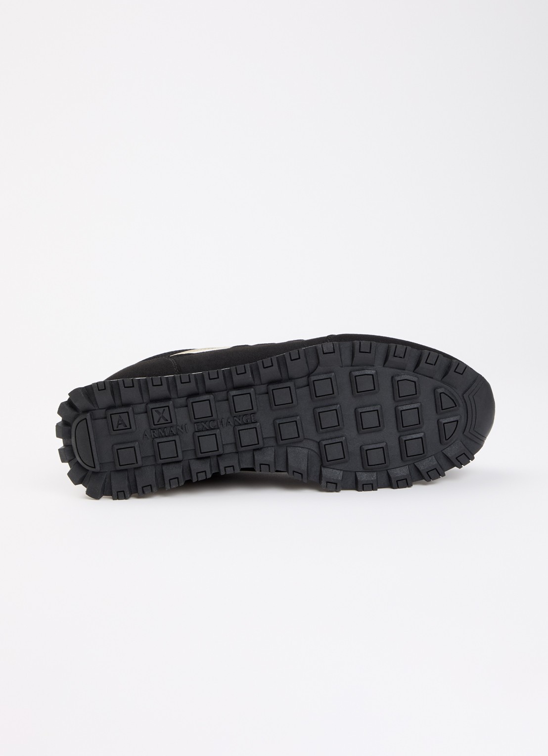 Armani Sneaker met mesh details en logo - detail 5 antraciet