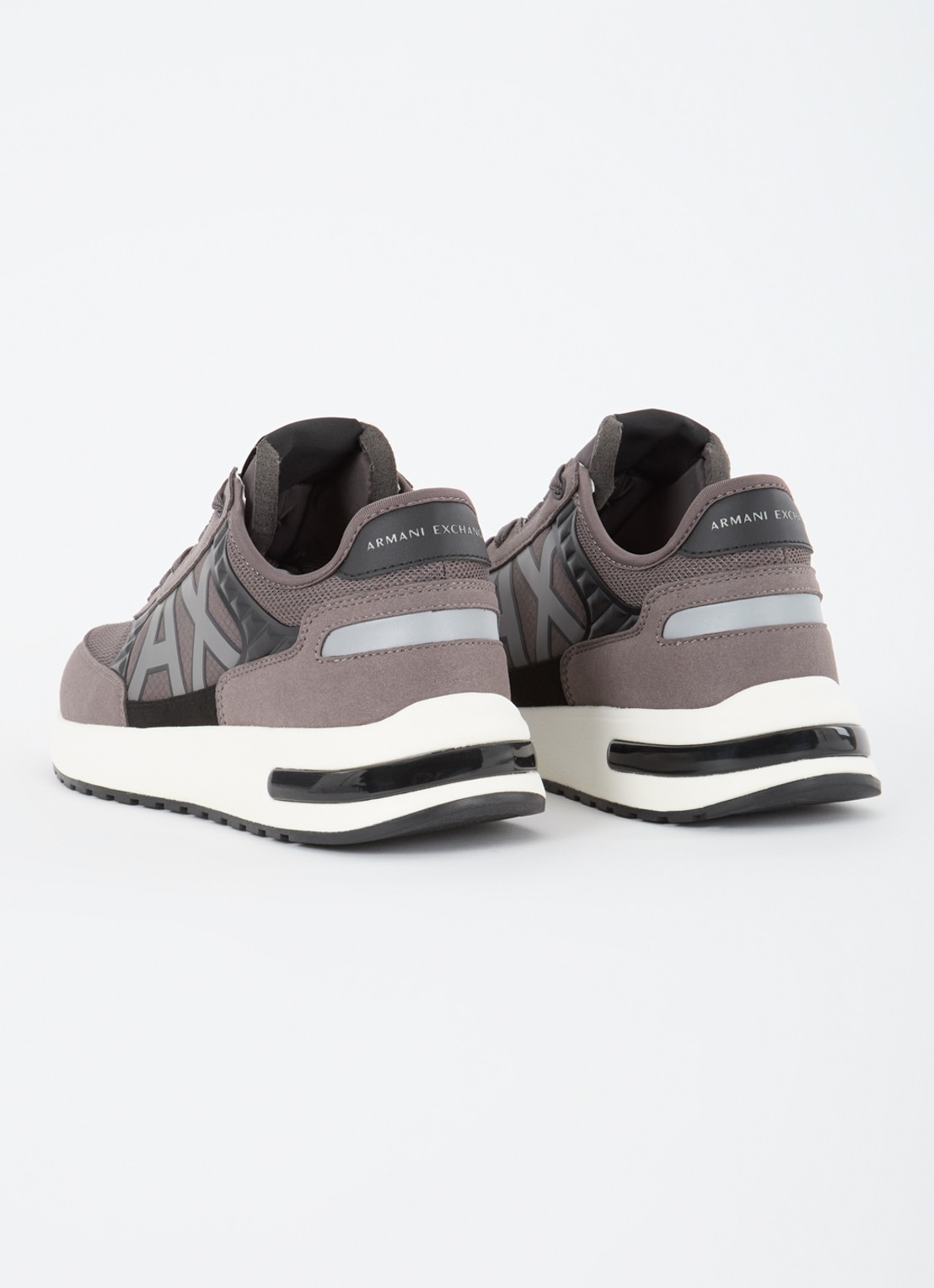 Armani Sneaker met mesh details - achterkant 5 taupe