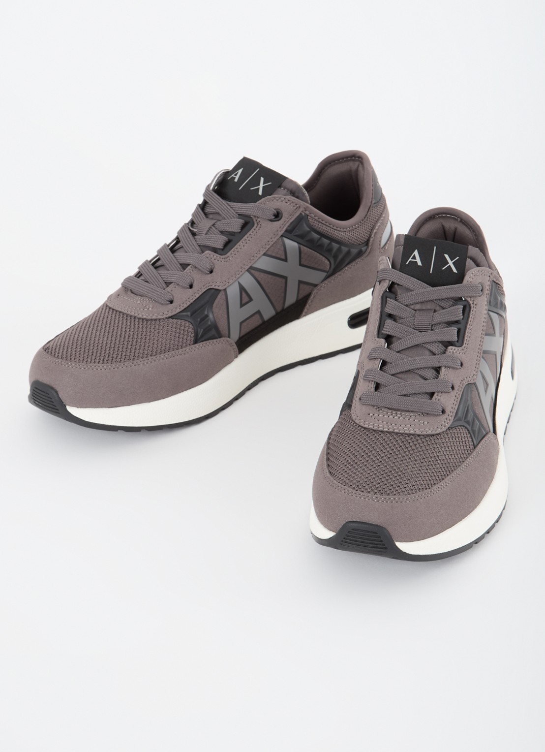Armani Sneaker met mesh details - detail 2 taupe