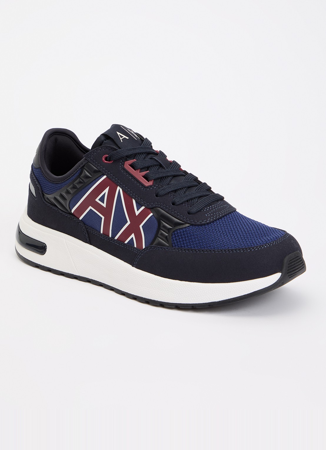 Armani Sneaker met mesh details - voorkant 2 donkerblauw