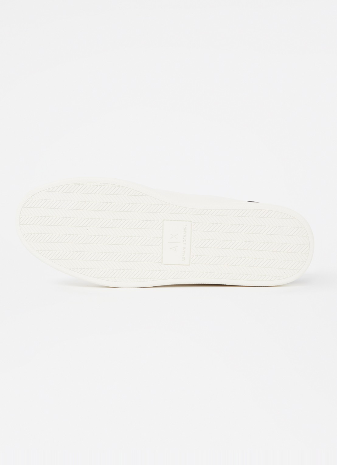 Armani Sneaker met suède details en logo - detail 3 zwart