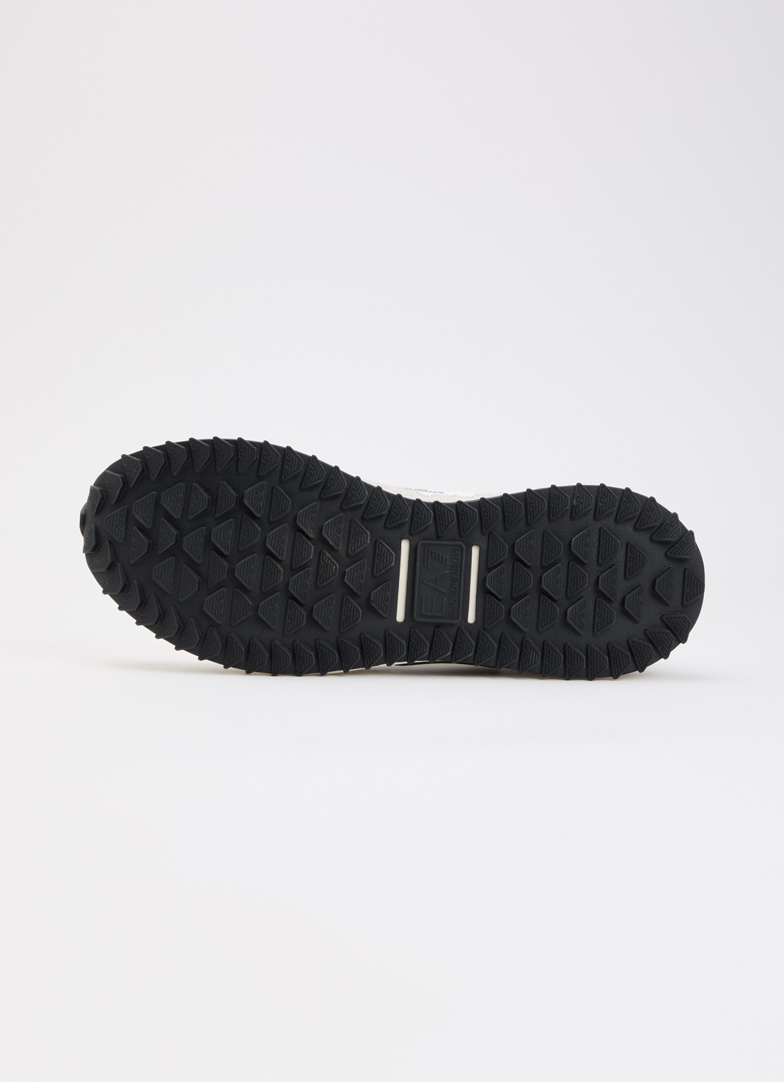 Armani Sneaker suède details en logo - detail 3 gebroken wit