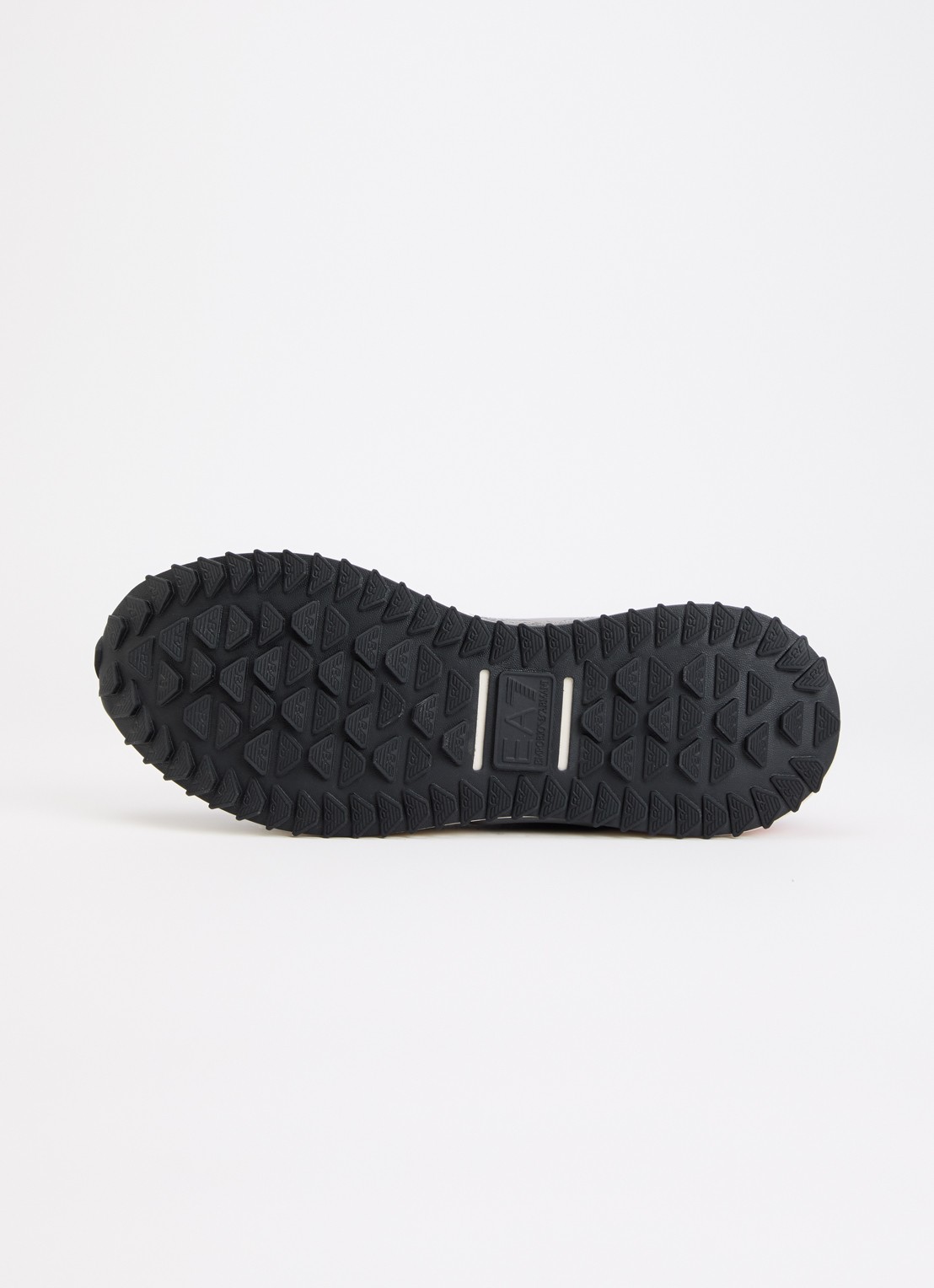 Armani Sneaker suède details en logo - detail 3 grijs
