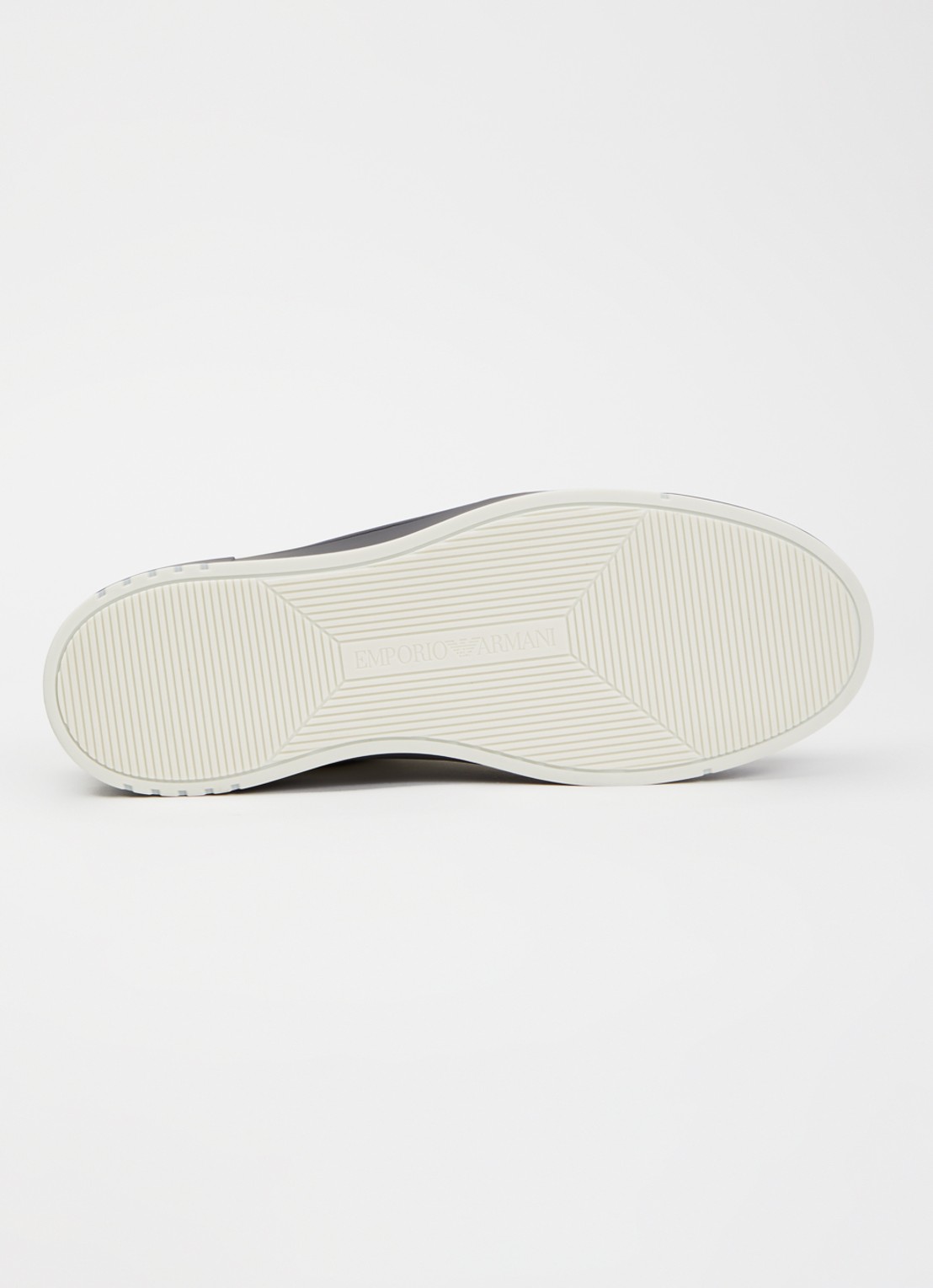 Armani Sneaker van leer met details van suède - detail 5 zwart