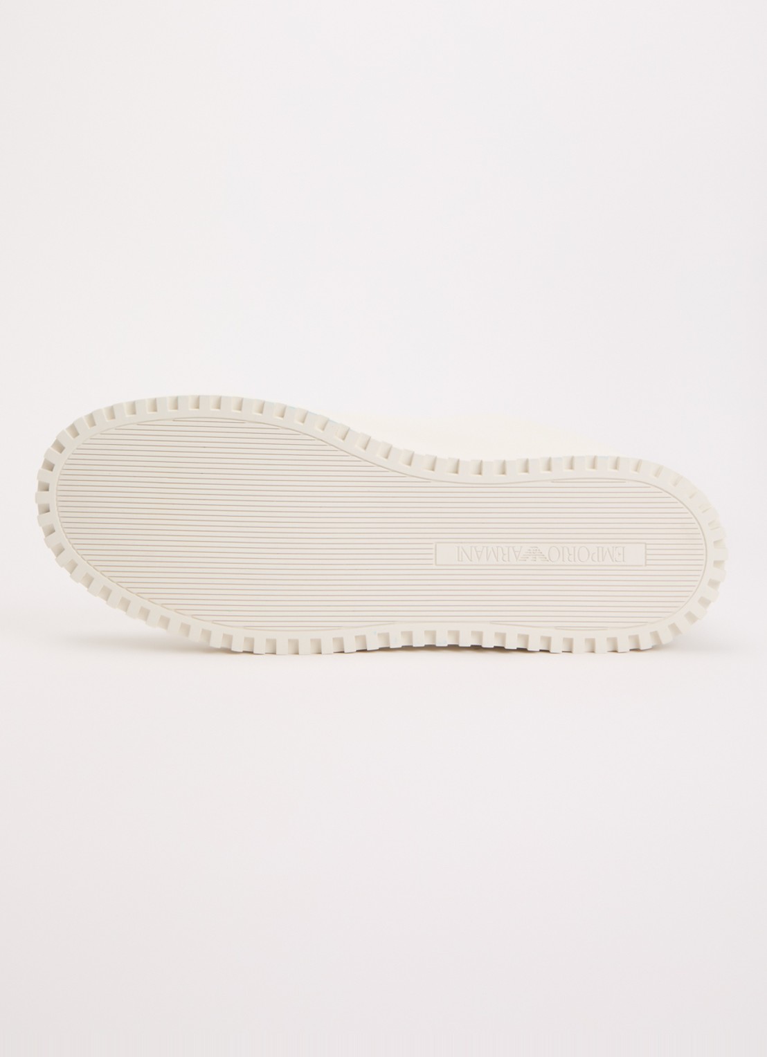 Armani Sneaker van leer met logo - detail 5 wit