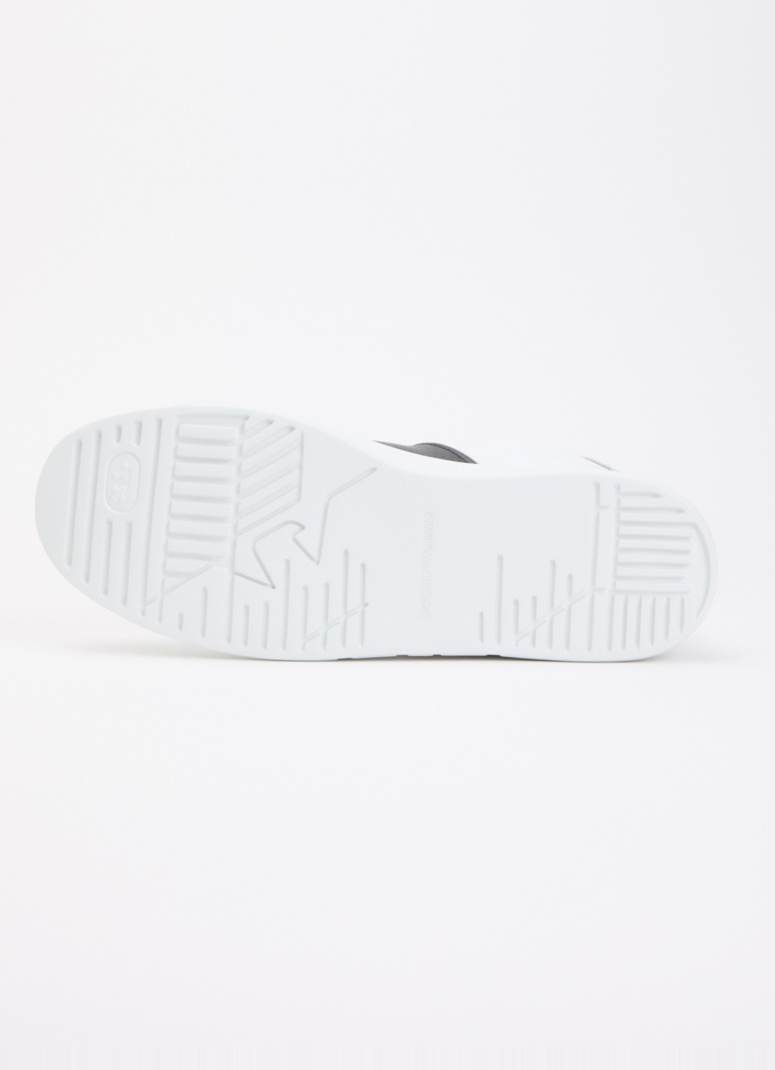Armani Sneaker van leer met logo - detail 5 zwart
