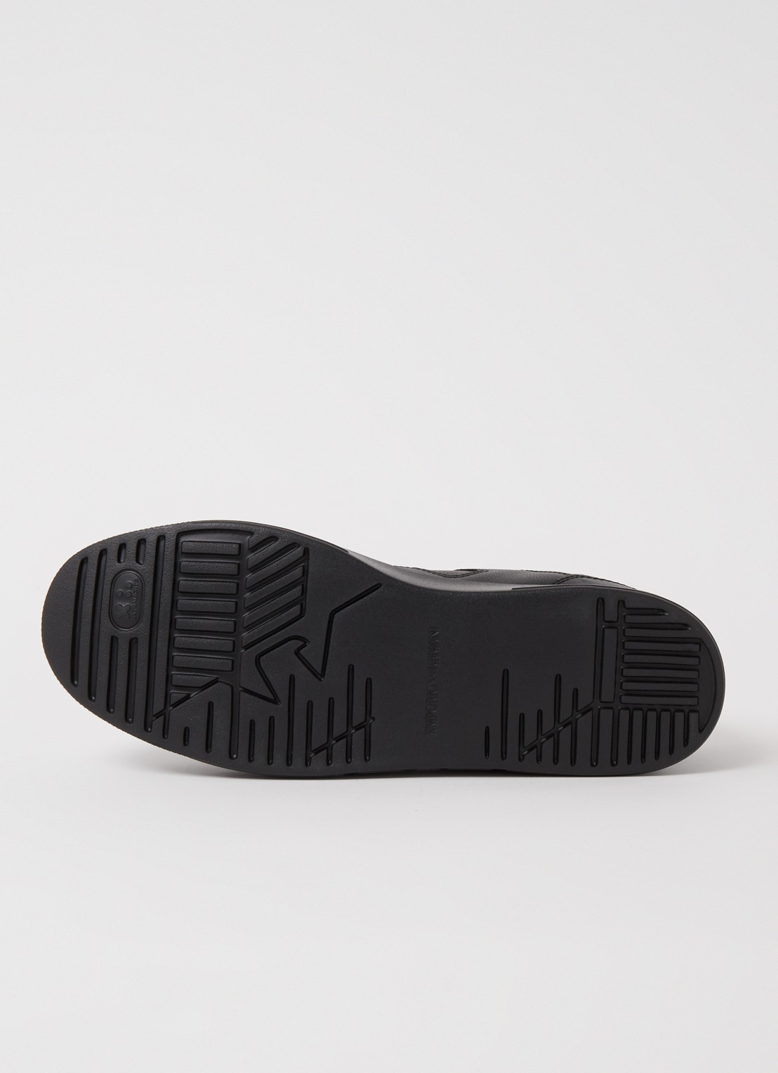 Armani Sneaker van leer  - detail 5 diepzwart