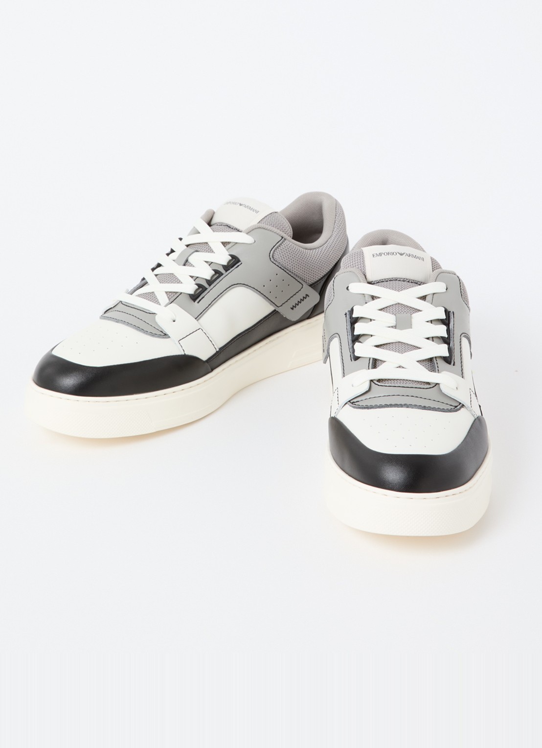 Armani Sneaker van leer - detail grijs