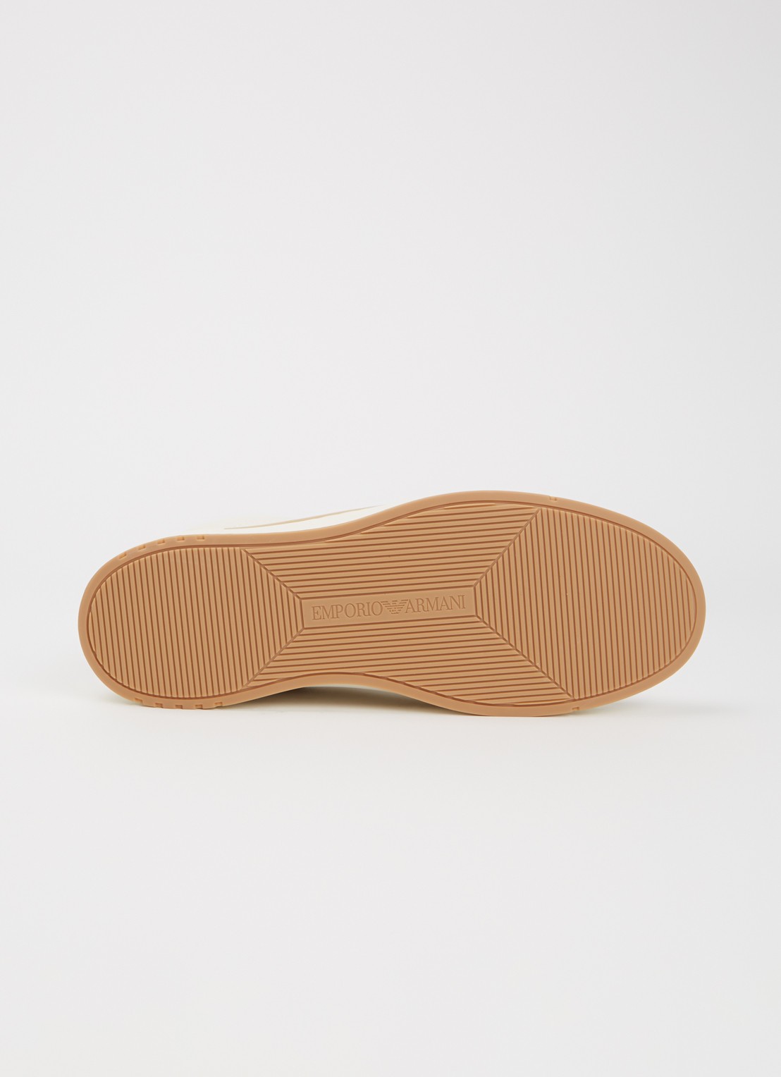 Armani Sneaker van leer - detail 4 gebroken wit