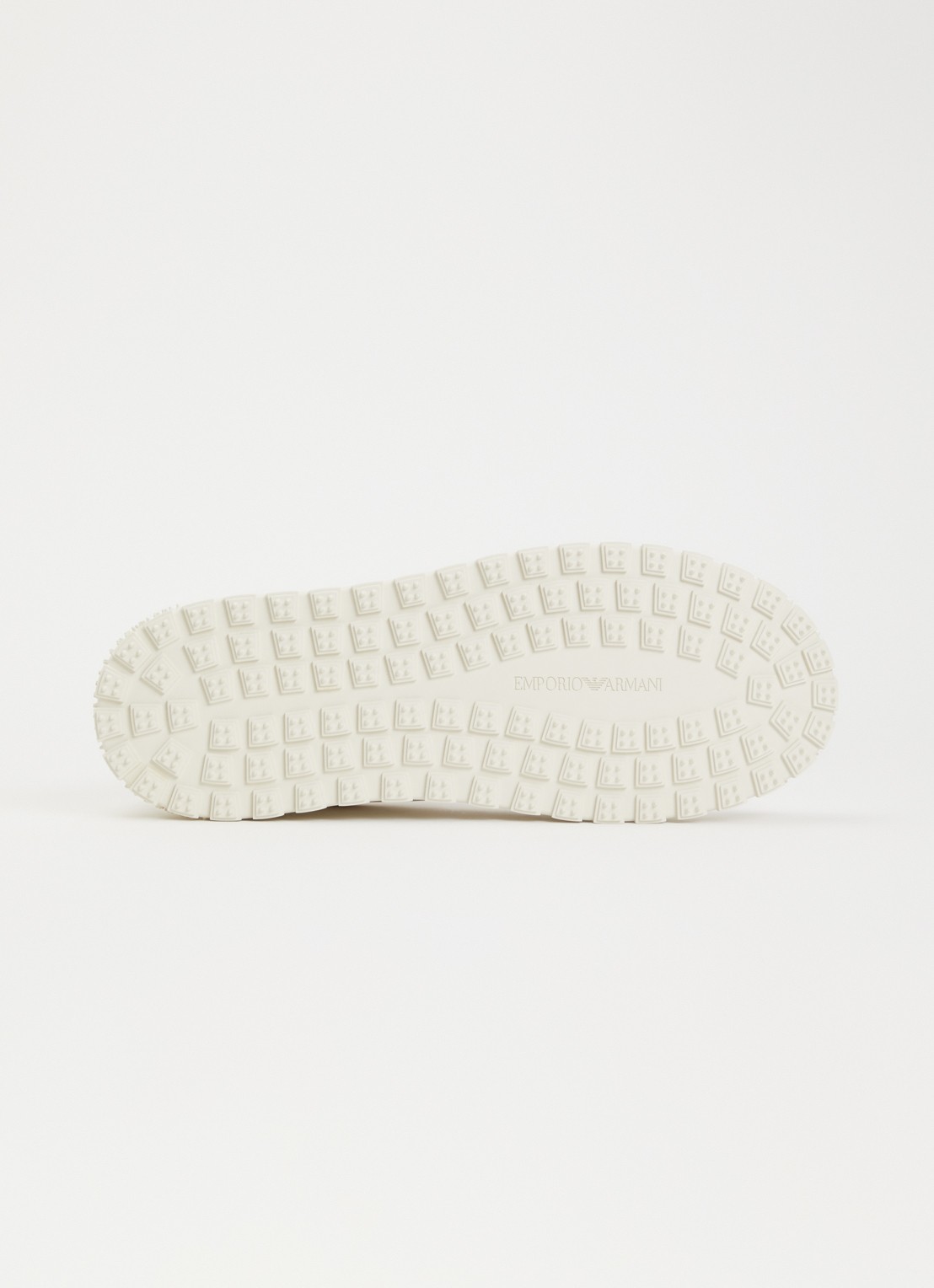 Armani Sneaker van leer - detail 4 gebroken wit