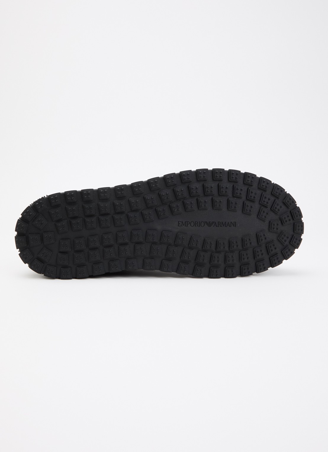 Armani Sneaker van leer - detail 3 zwart