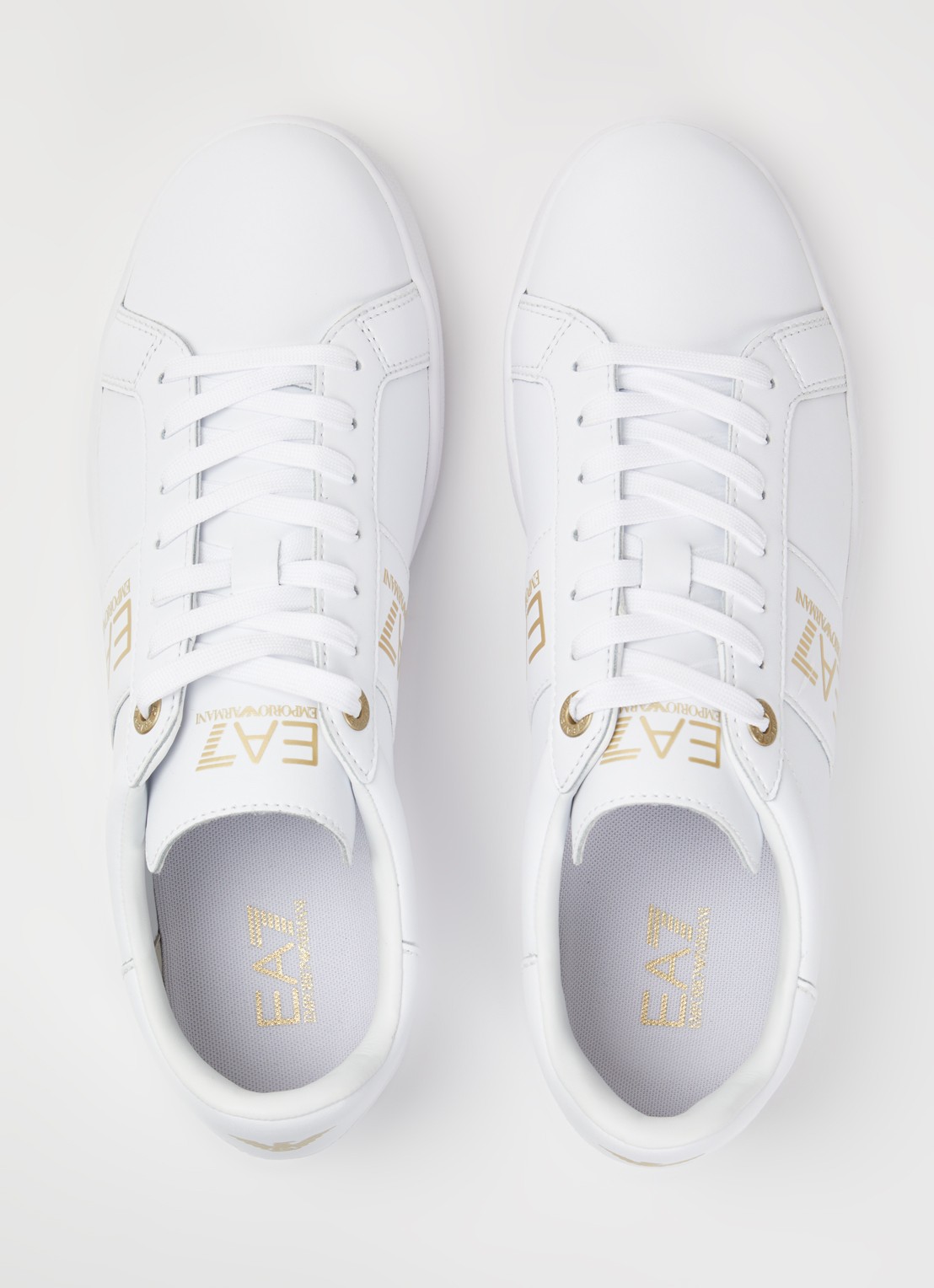 Armani Sneaker van leer - detail 4 wit