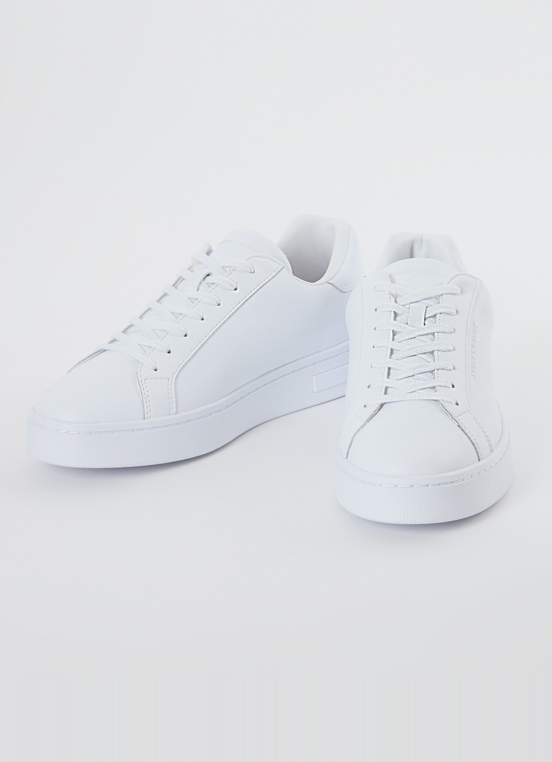 Armani Sneaker van leer - detail wit