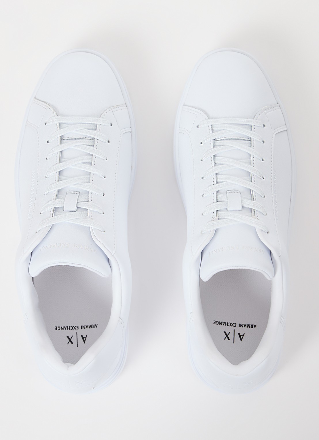 Armani Sneaker van leer - detail 2 wit
