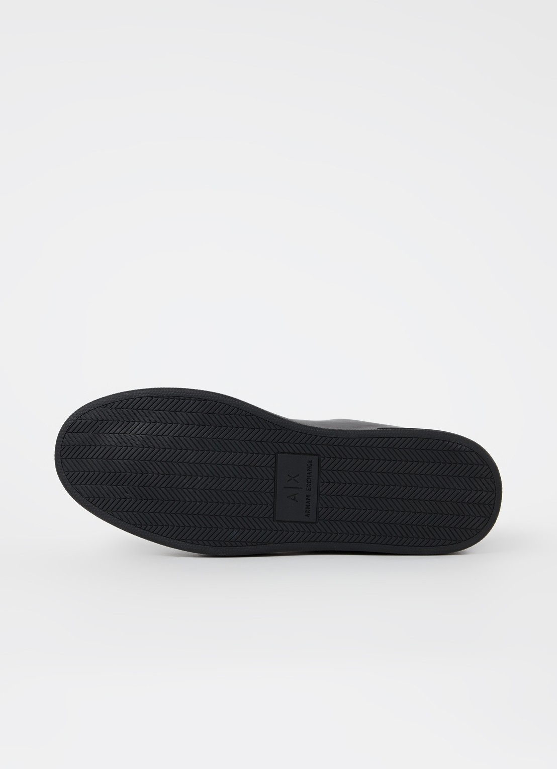 Armani Sneaker van leer - detail 5 zwart