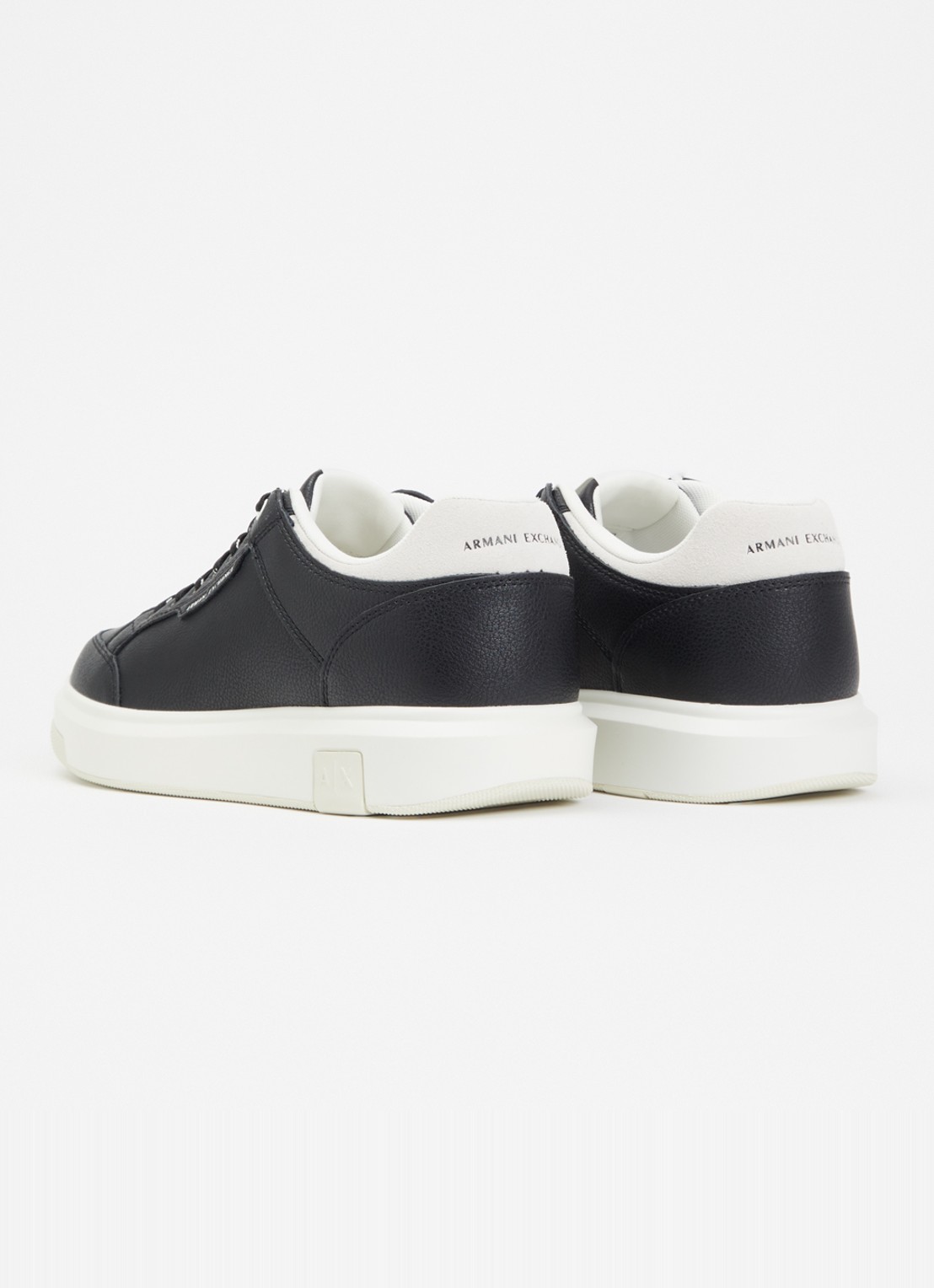 Armani Sneaker van leer - achterkant 5 zwart