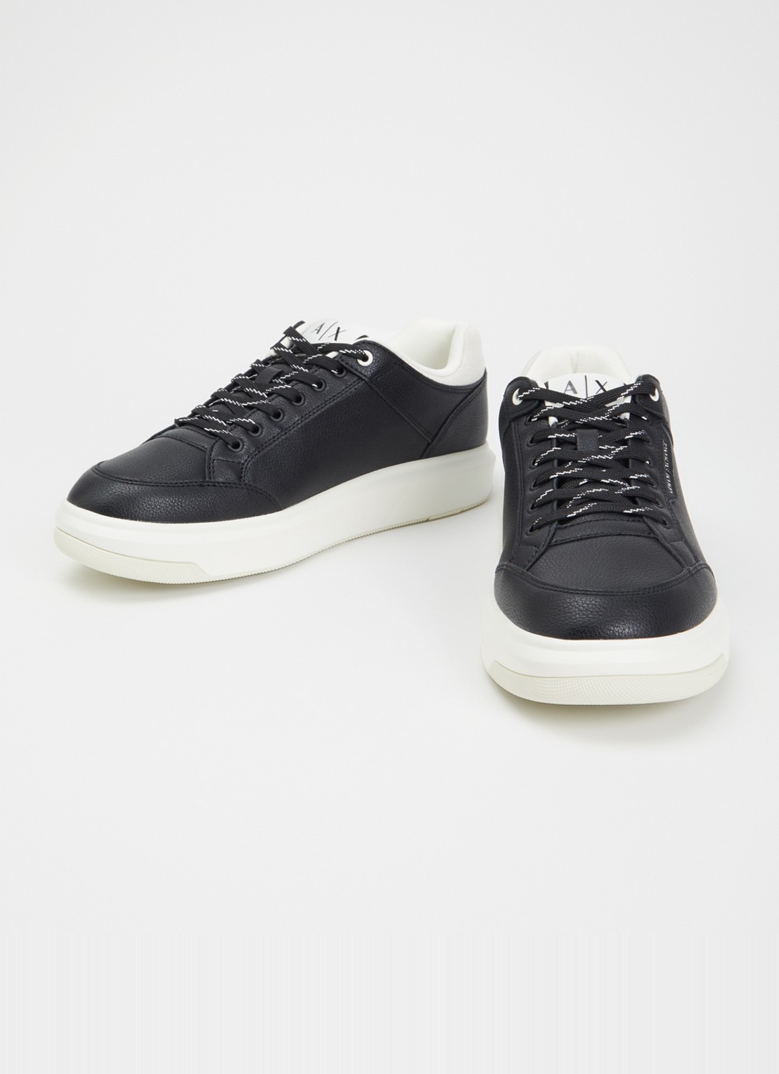 Armani Sneaker van leer - detail 2 zwart