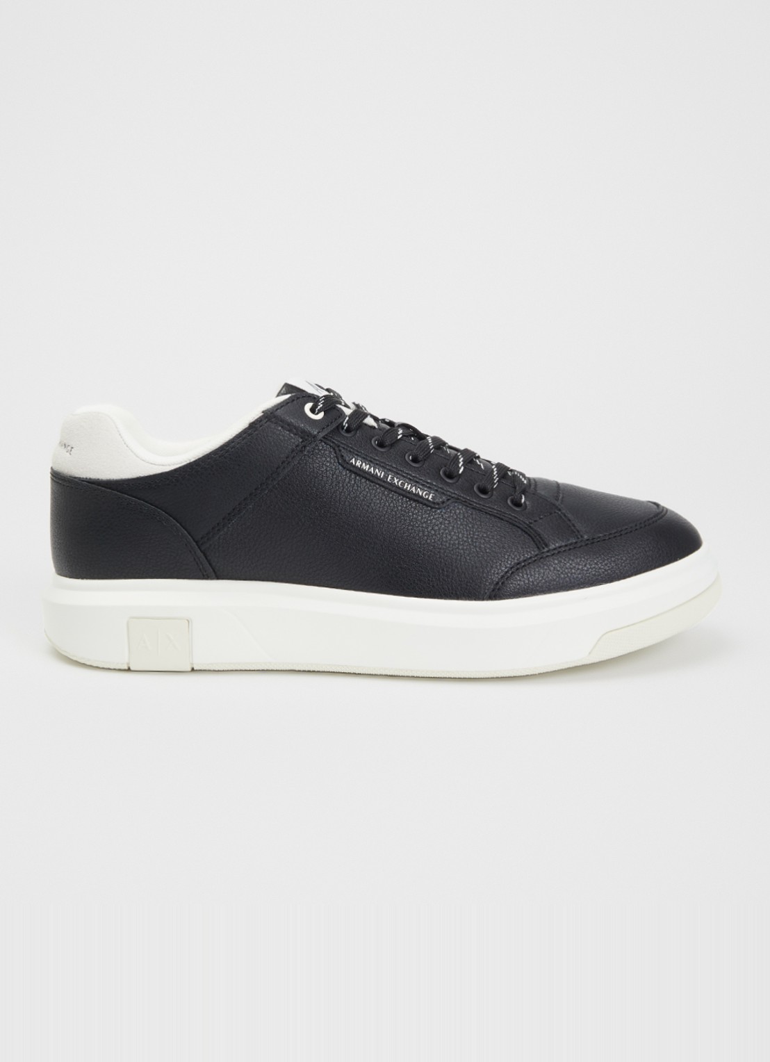 Armani Sneaker van leer - voorkant zwart