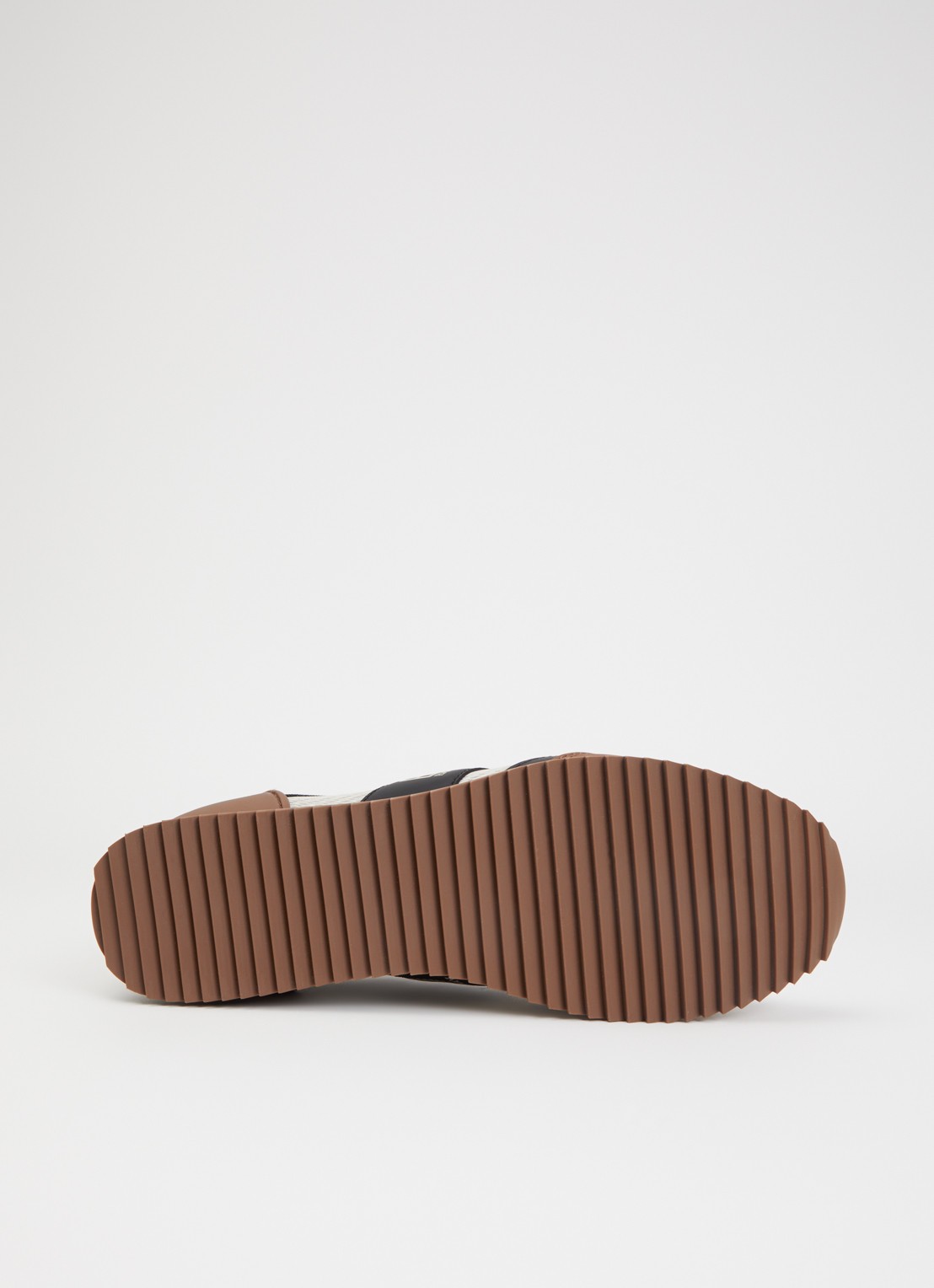 Armani Sneaker van mesh met logo - detail 5 bruin