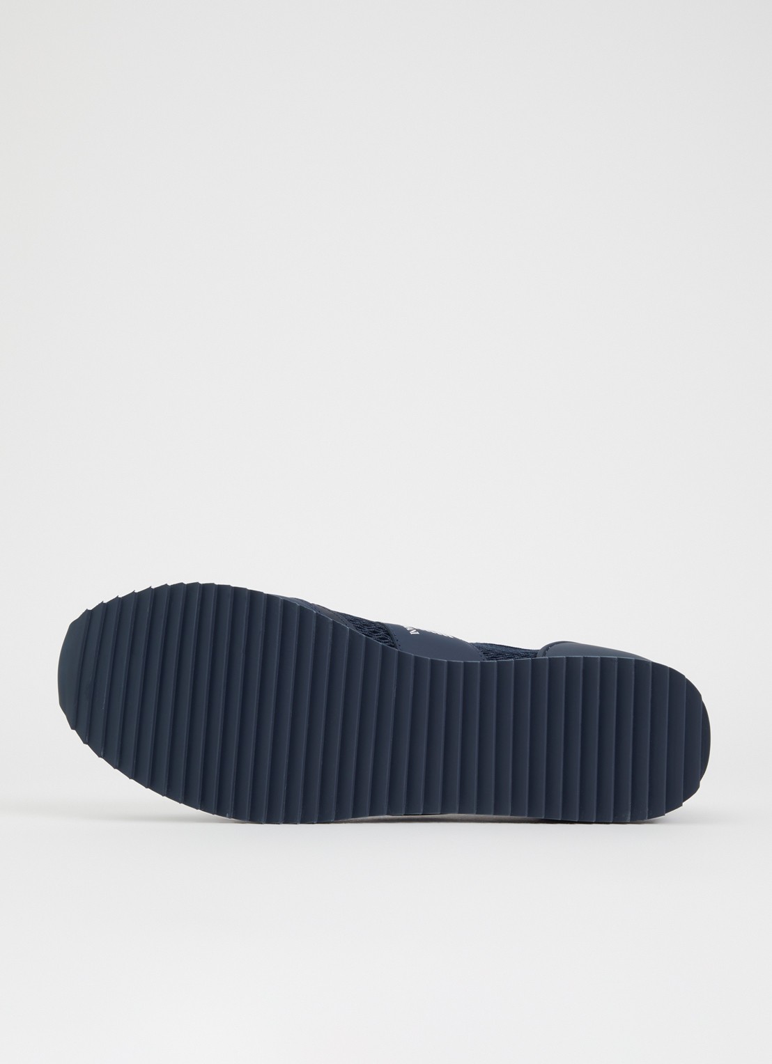 Armani Sneaker van mesh met logo - detail 5 navy-white-mb198