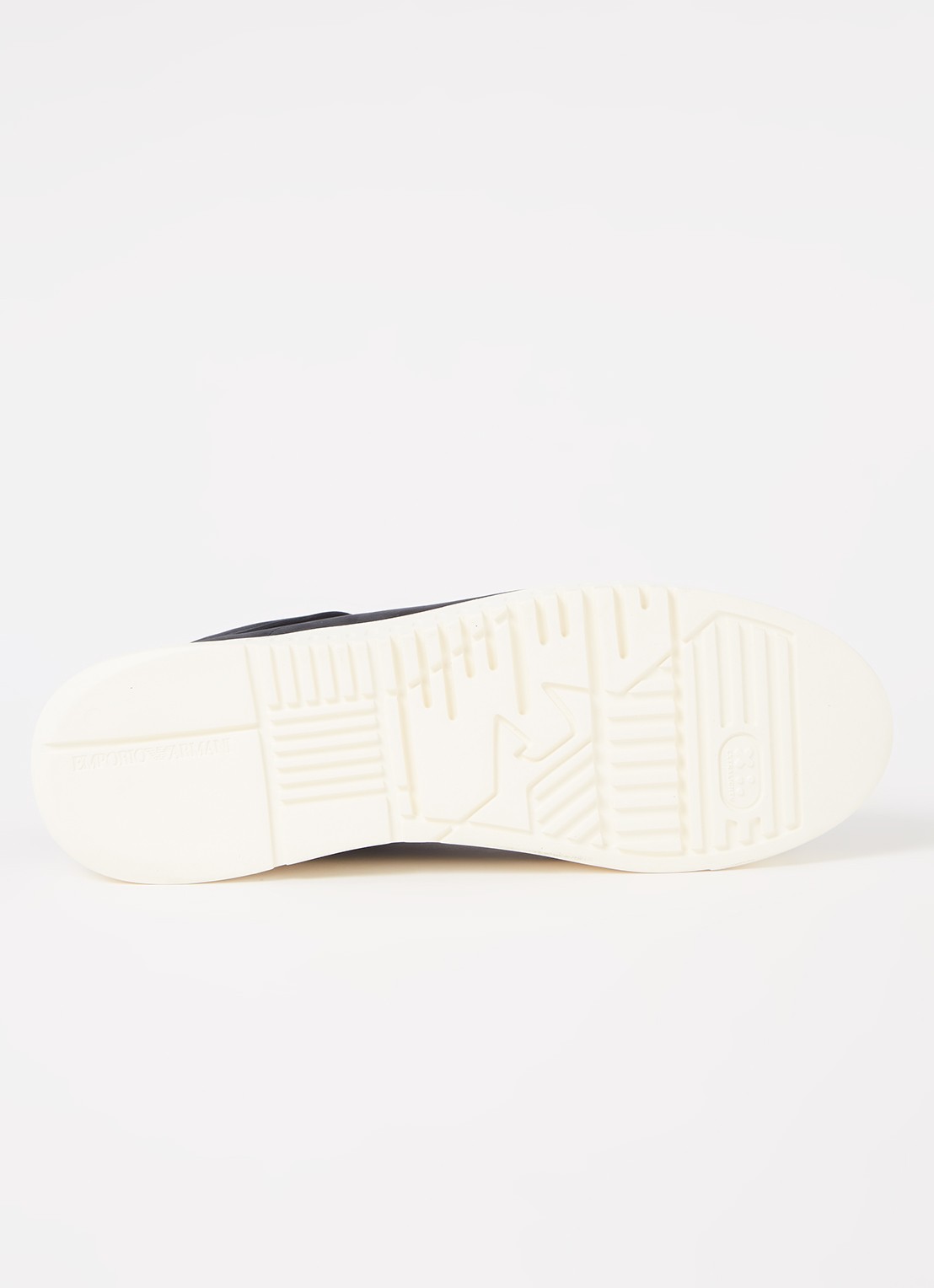 Armani Sneaker van nubuck - detail 4 zwart