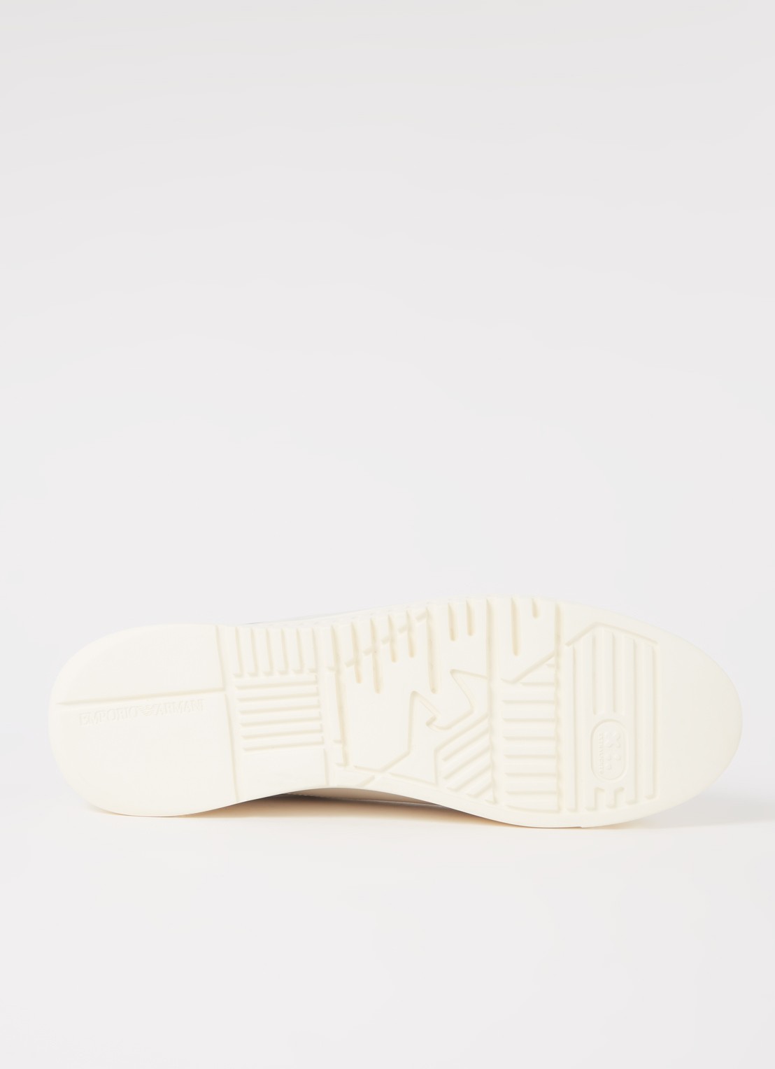 Armani Sneaker van nubuck - detail 5 lichtgrijs